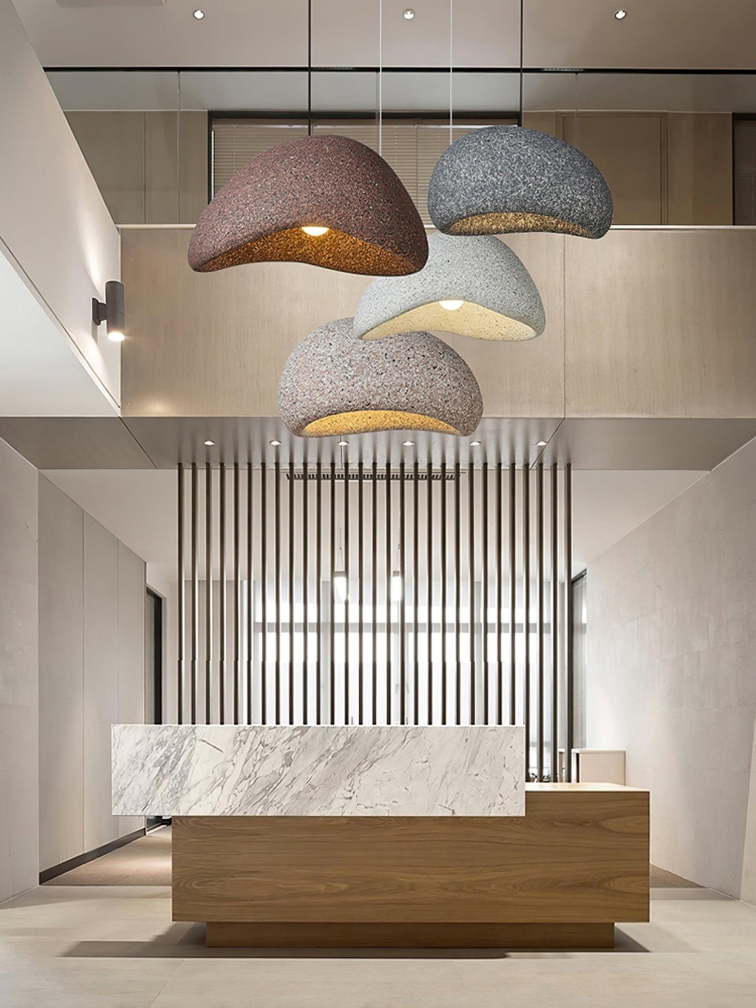 Khmara Halia Speckled Pendant Lamp - Blowlighting