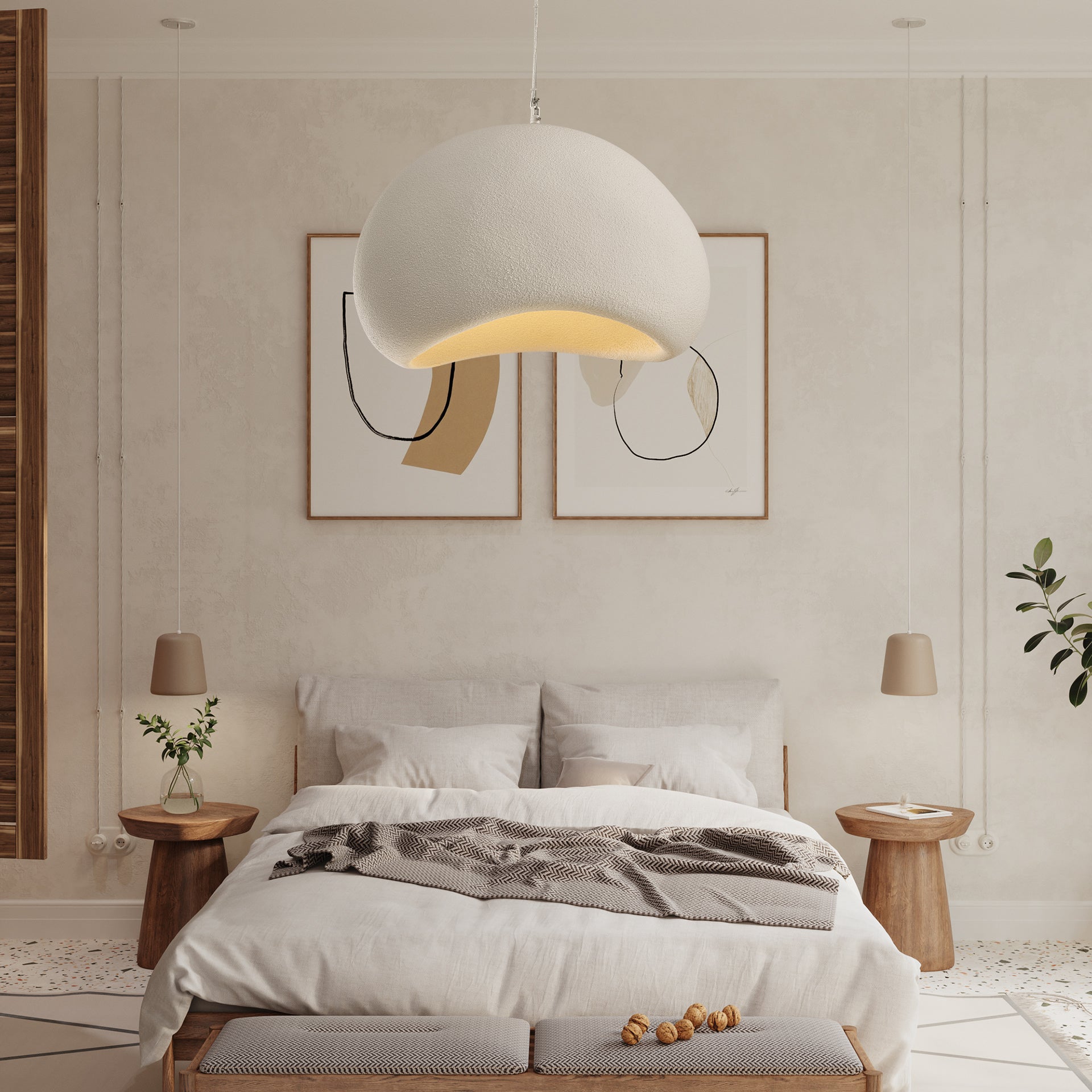Khmara Resin Pendant Light - Blowlighting