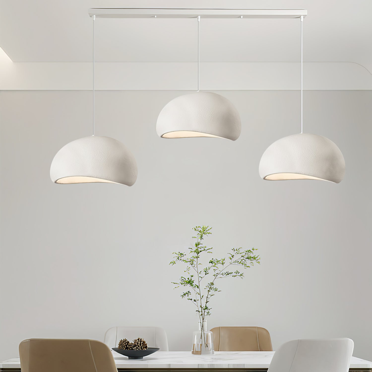 Ivinan Minimalist Cloud Style B Metal Pendant Light - Blowlighting