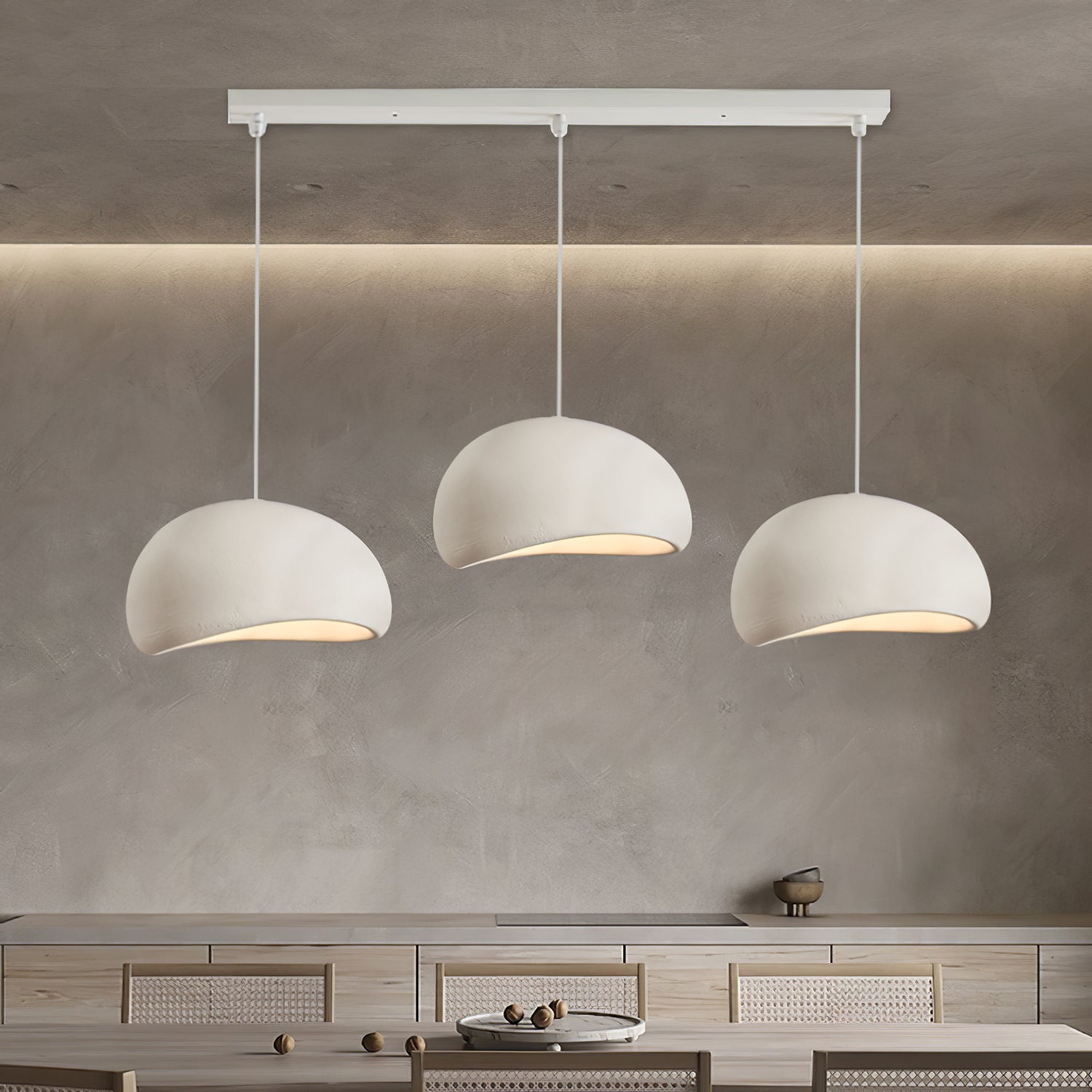 Ivinan Minimalist Cloud Style B Metal Pendant Light - Blowlighting