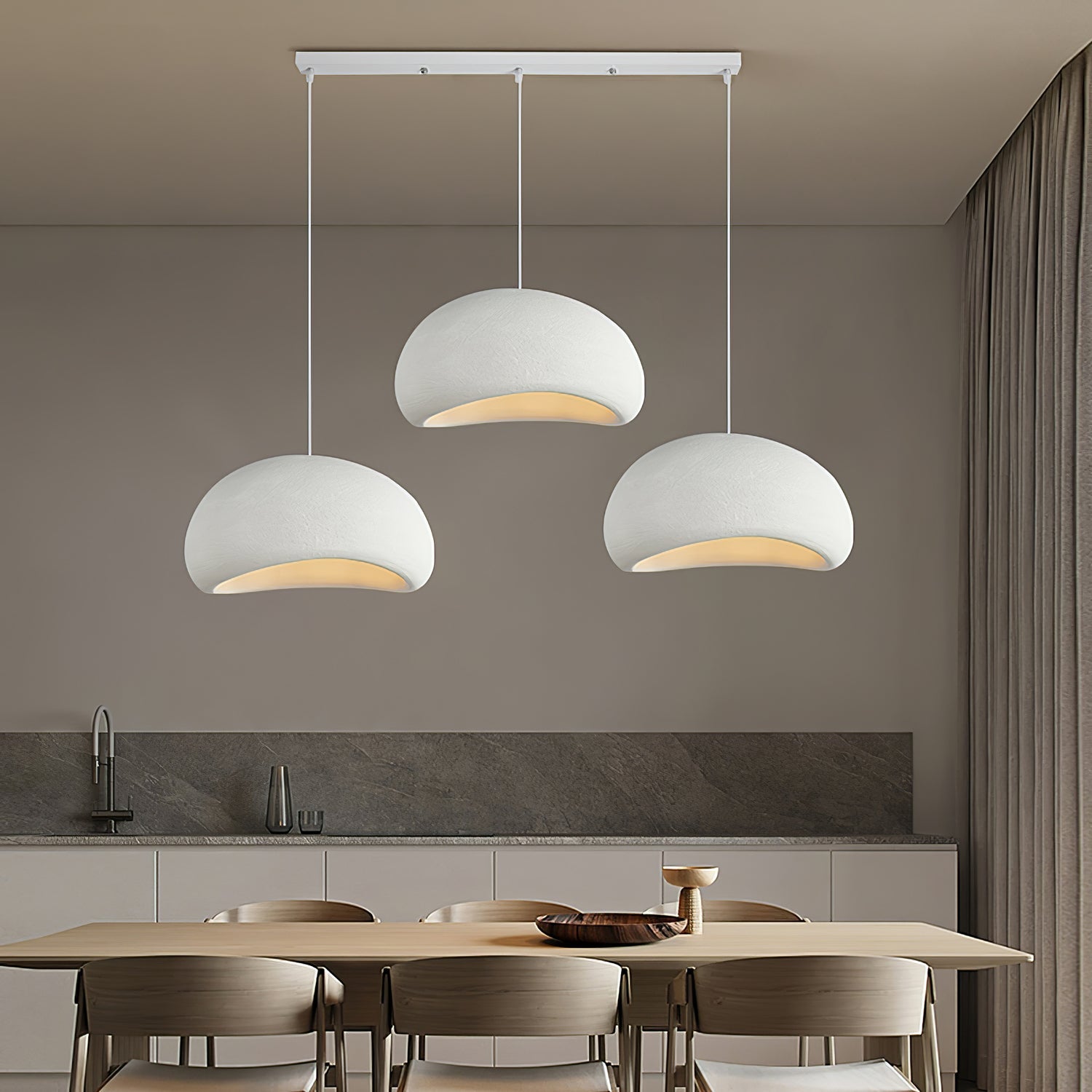 Ivinan Minimalist Cloud Style B Metal Pendant Light - Blowlighting