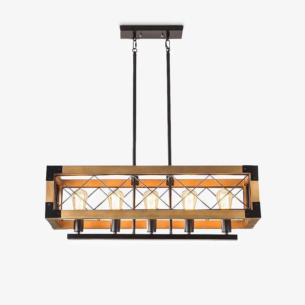 Kitchen Island Rectangle Chandelier - Blowlighting