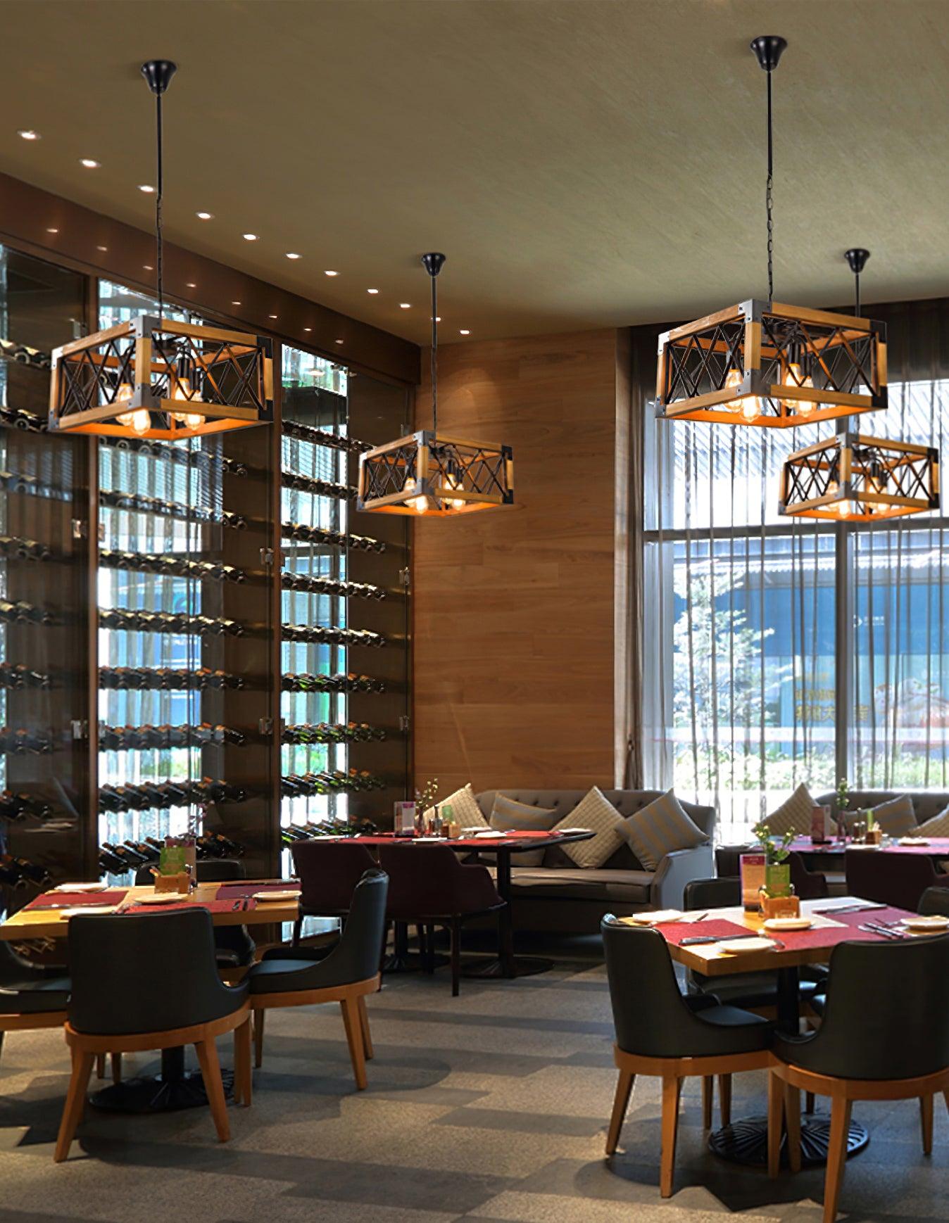 Kitchen Island Rectangle Chandelier - Blowlighting