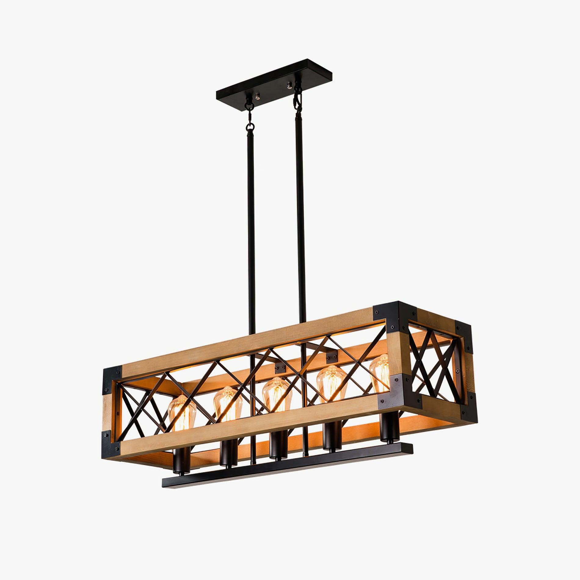 Kitchen Island Rectangle Chandelier - Blowlighting