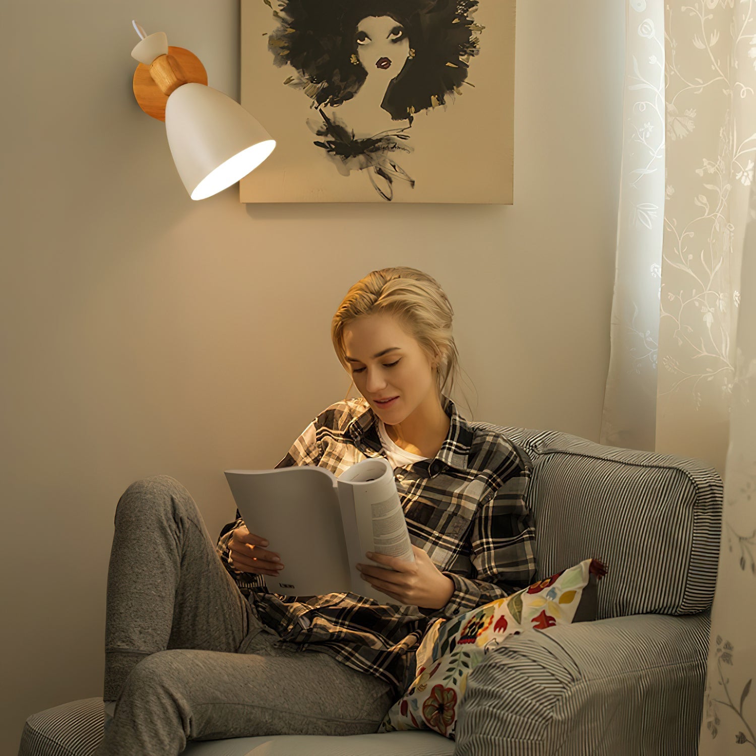 Kiven Modern Metal Wall Light