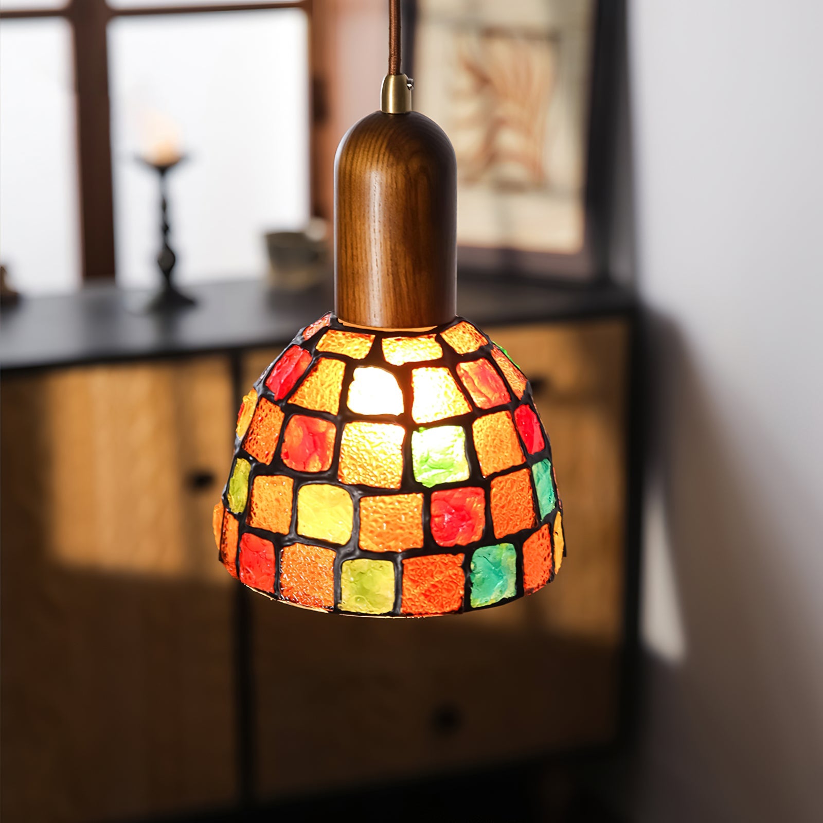 Klima Bohemian Glass Pendant Light
