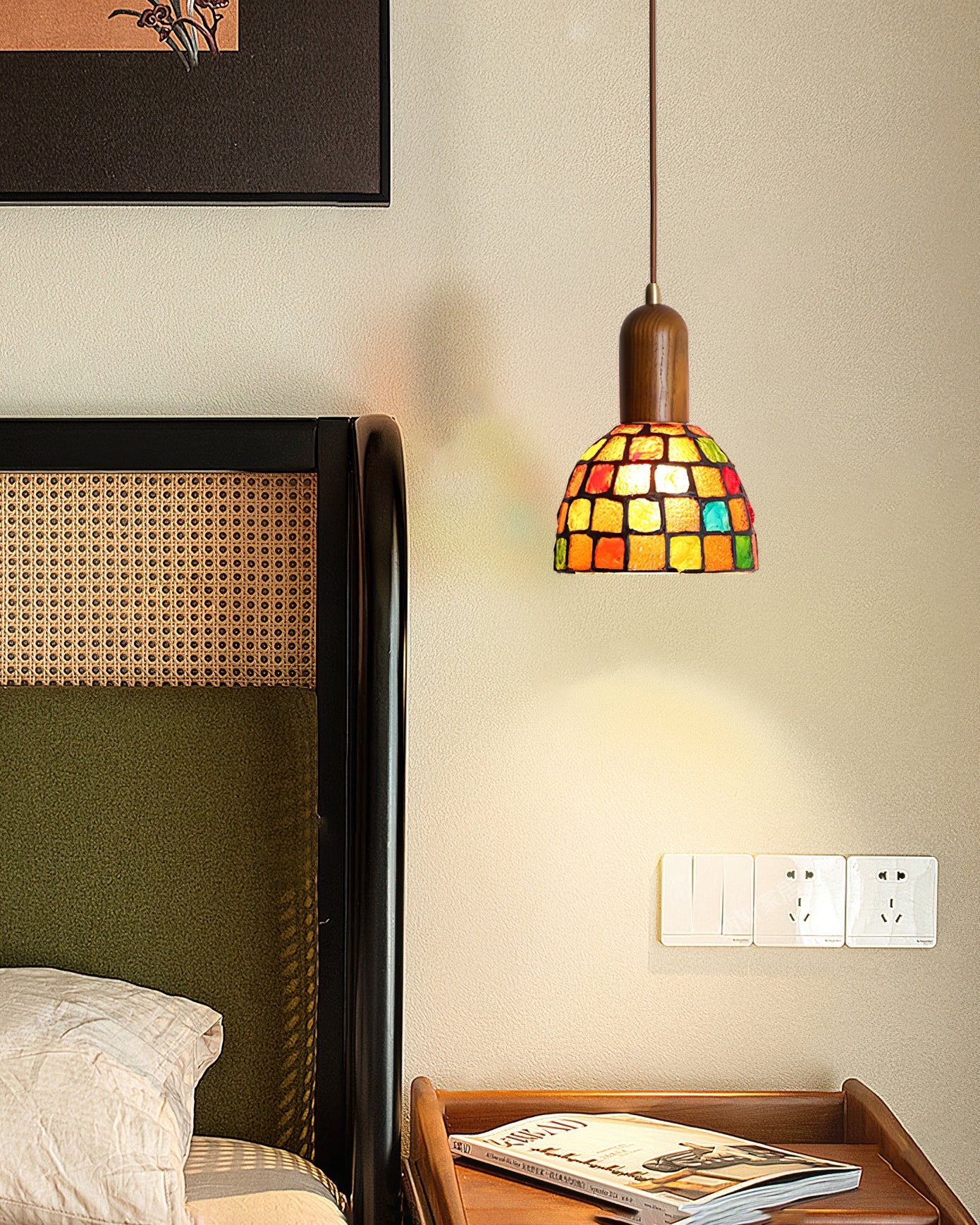 Klima Bohemian Glass Pendant Light