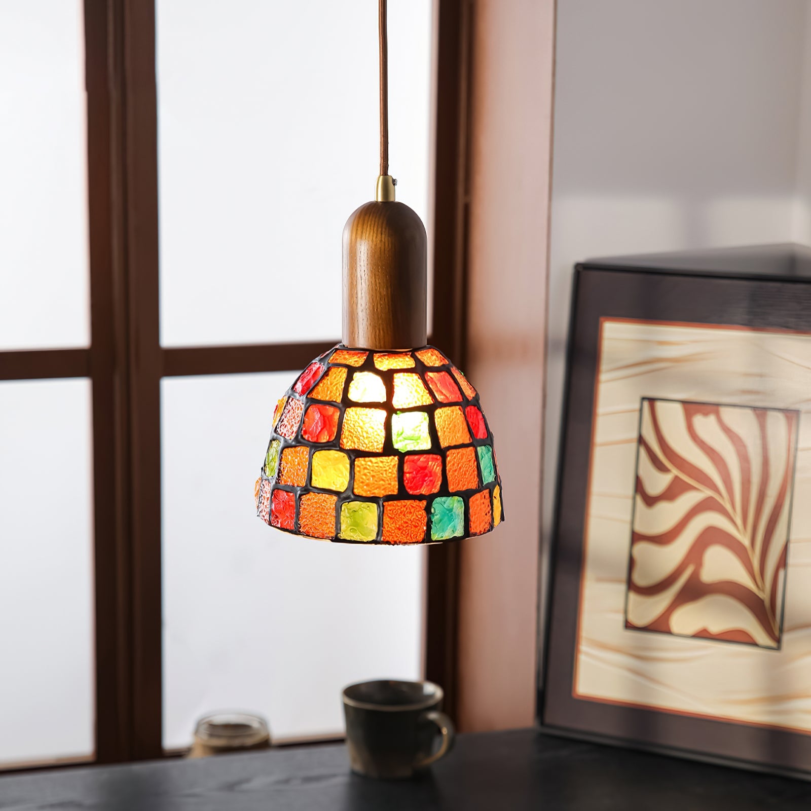 Klima Bohemian Glass Pendant Light