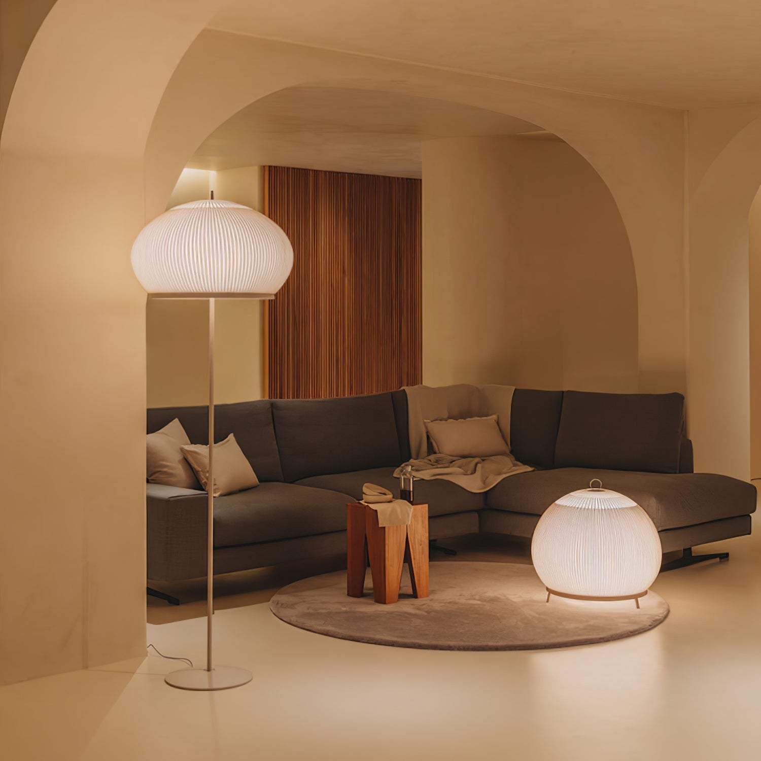 Lantern Knit Floor Lamp - Blowlighting