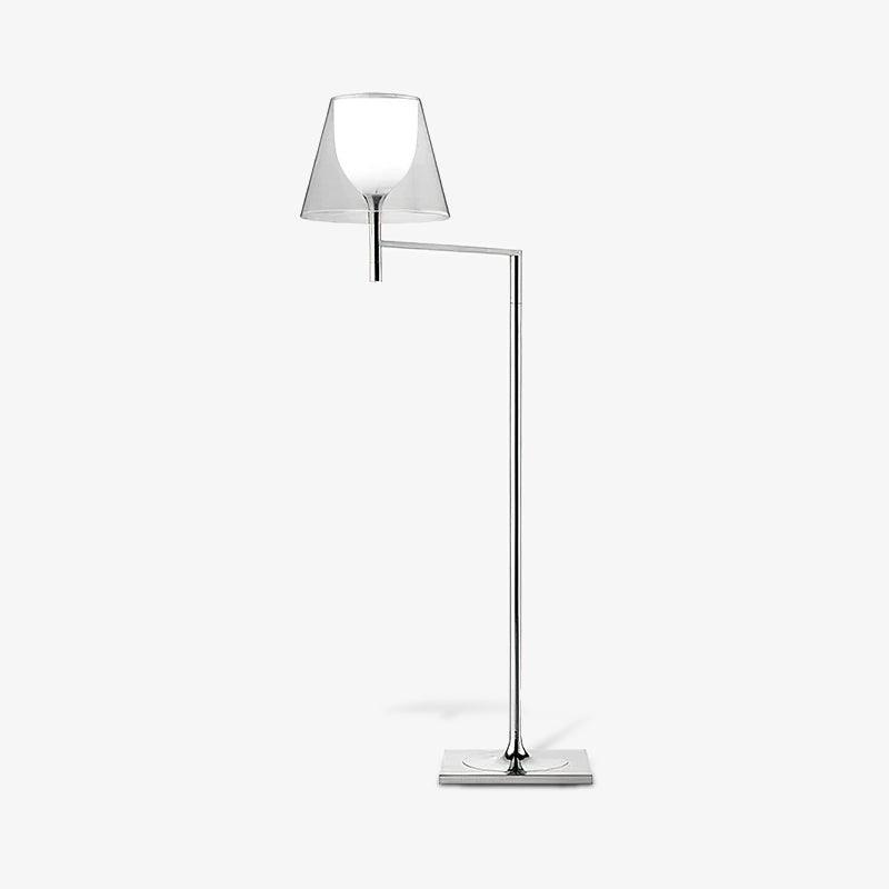 Chrome Prism Bending Floor Light - Blowlighting