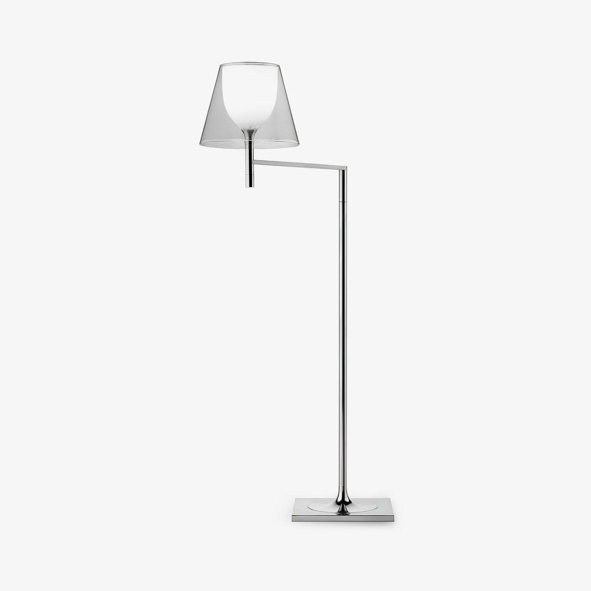 Chrome Prism Bending Floor Light - Blowlighting