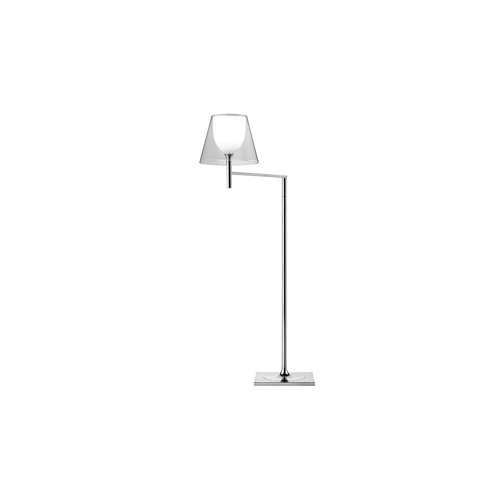 Chrome Prism Bending Floor Light - Blowlighting