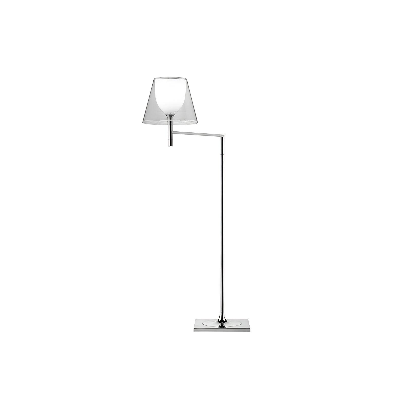 Chrome Prism Bending Floor Light - Blowlighting