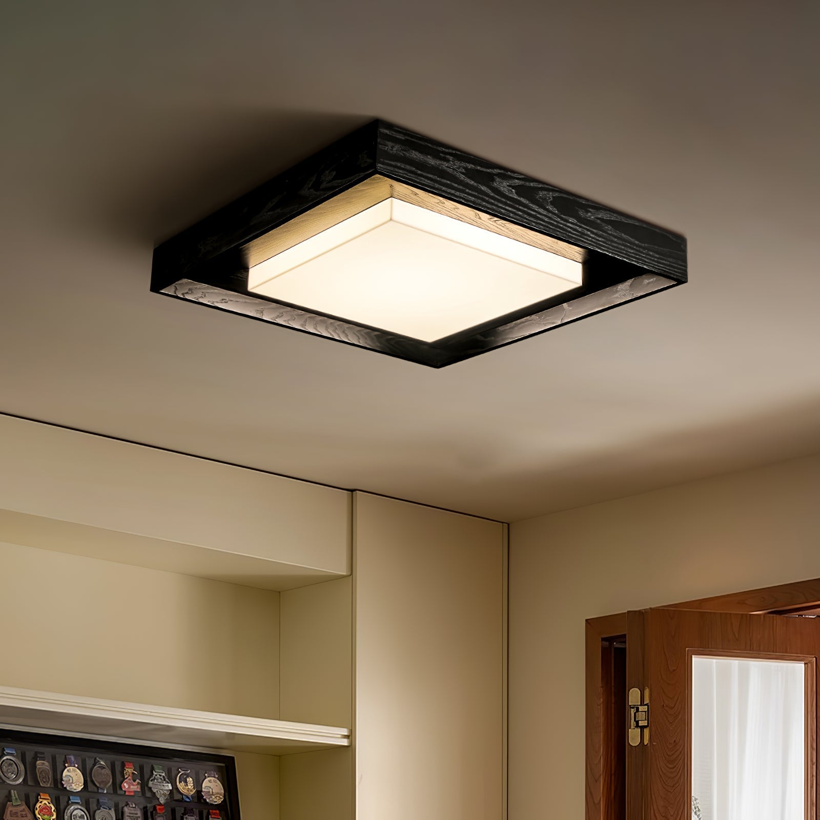 Auro Rustic Wood Ceiling Light - Blowlighting