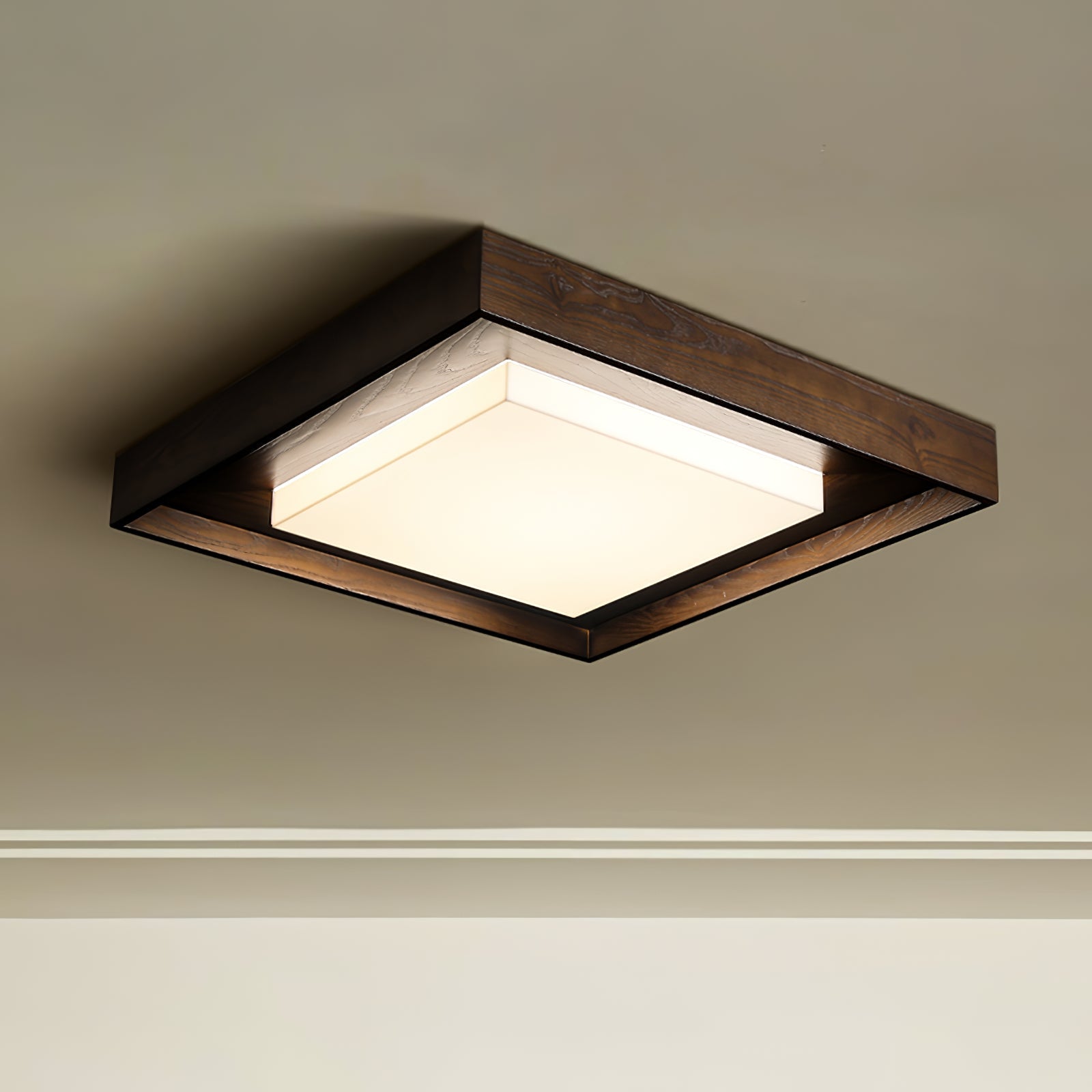 Auro Rustic Wood Ceiling Light - Blowlighting