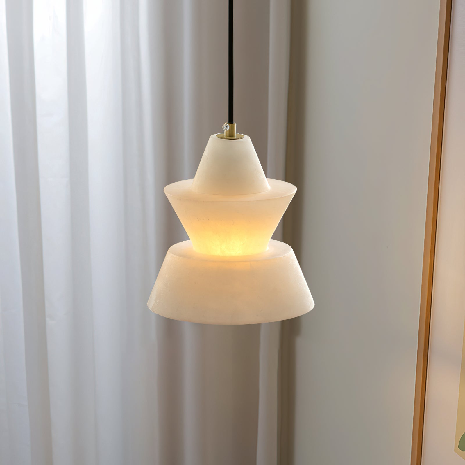 Strata Alabaster Pendant Light - Blowlighting