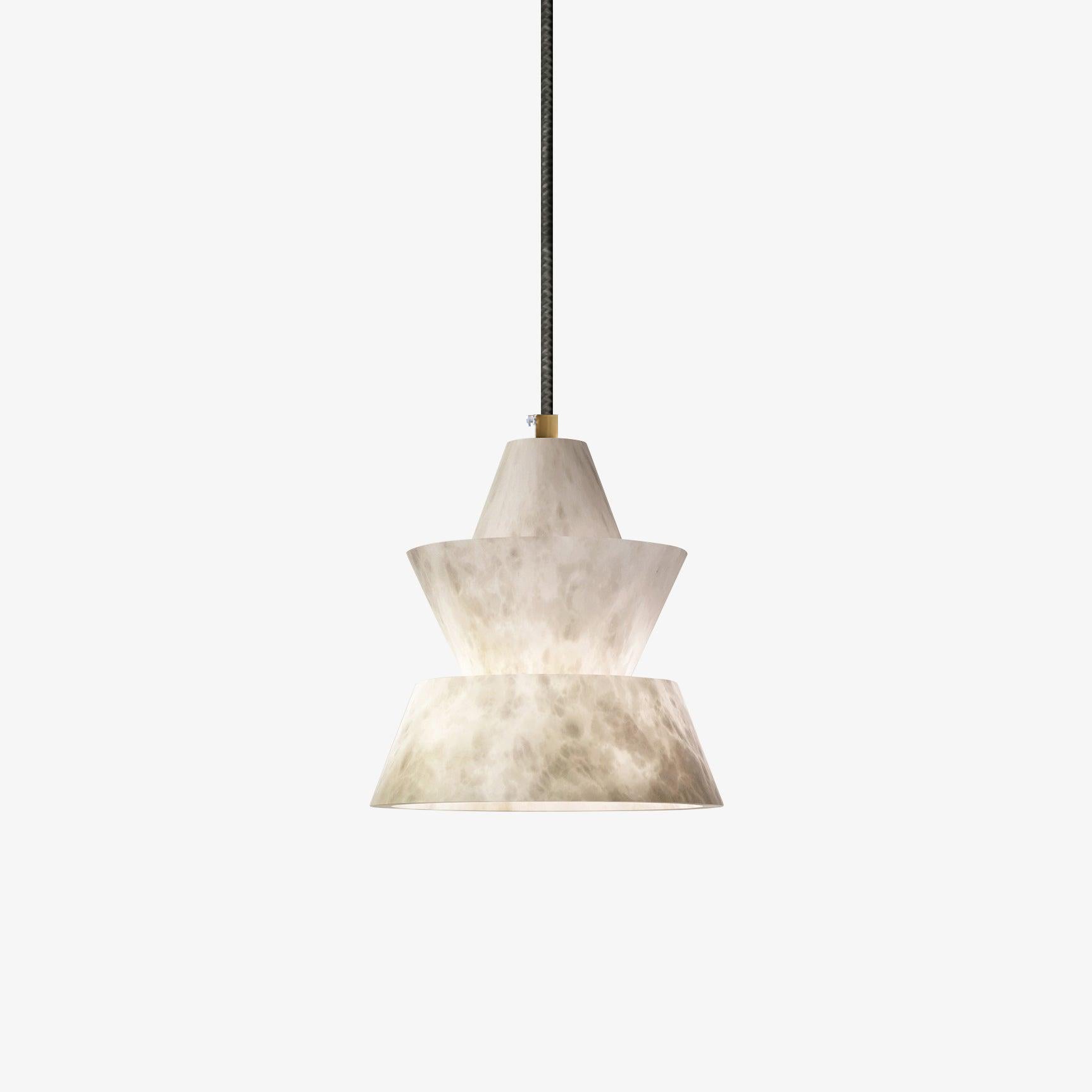 Strata Alabaster Pendant Light - Blowlighting