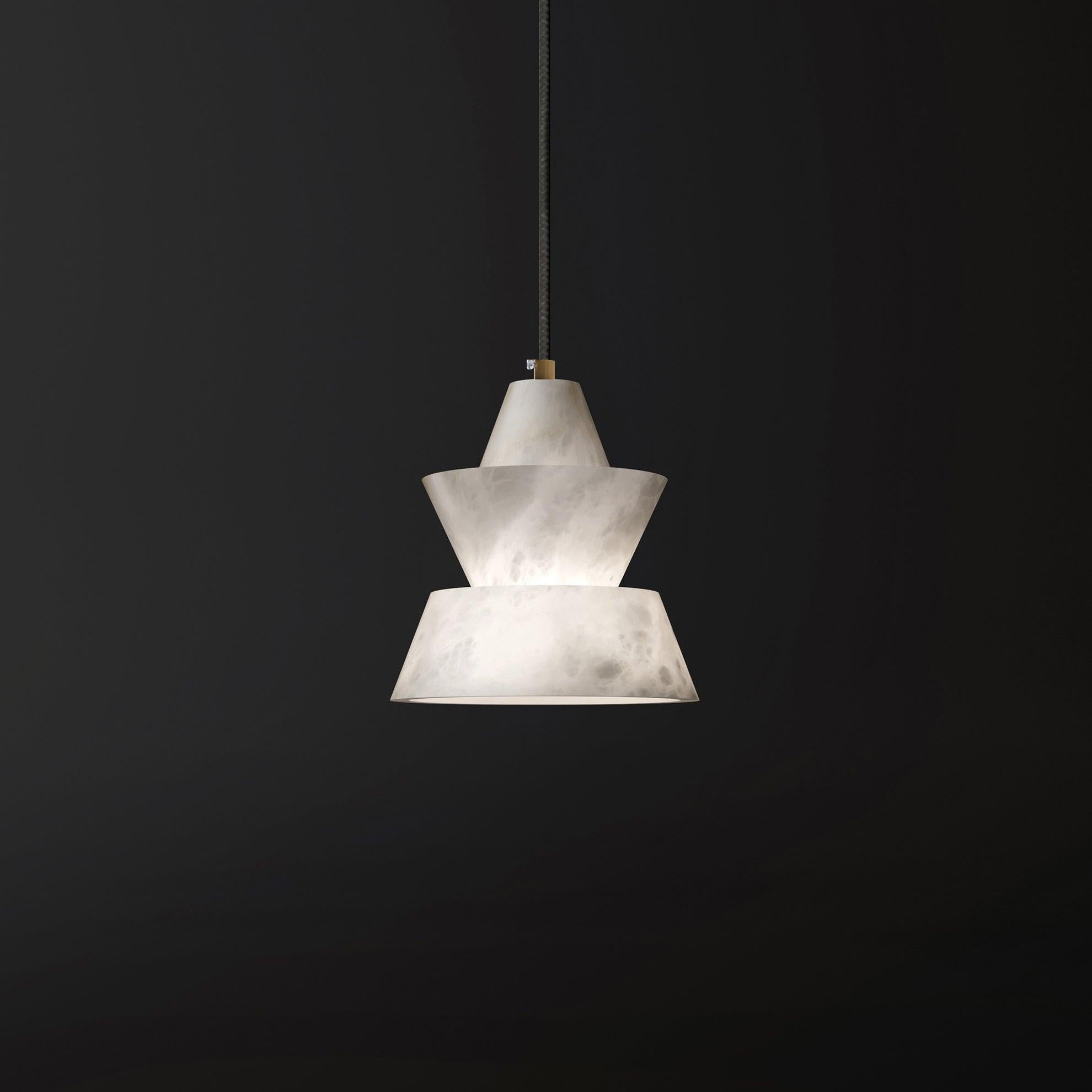 Strata Alabaster Pendant Light - Blowlighting