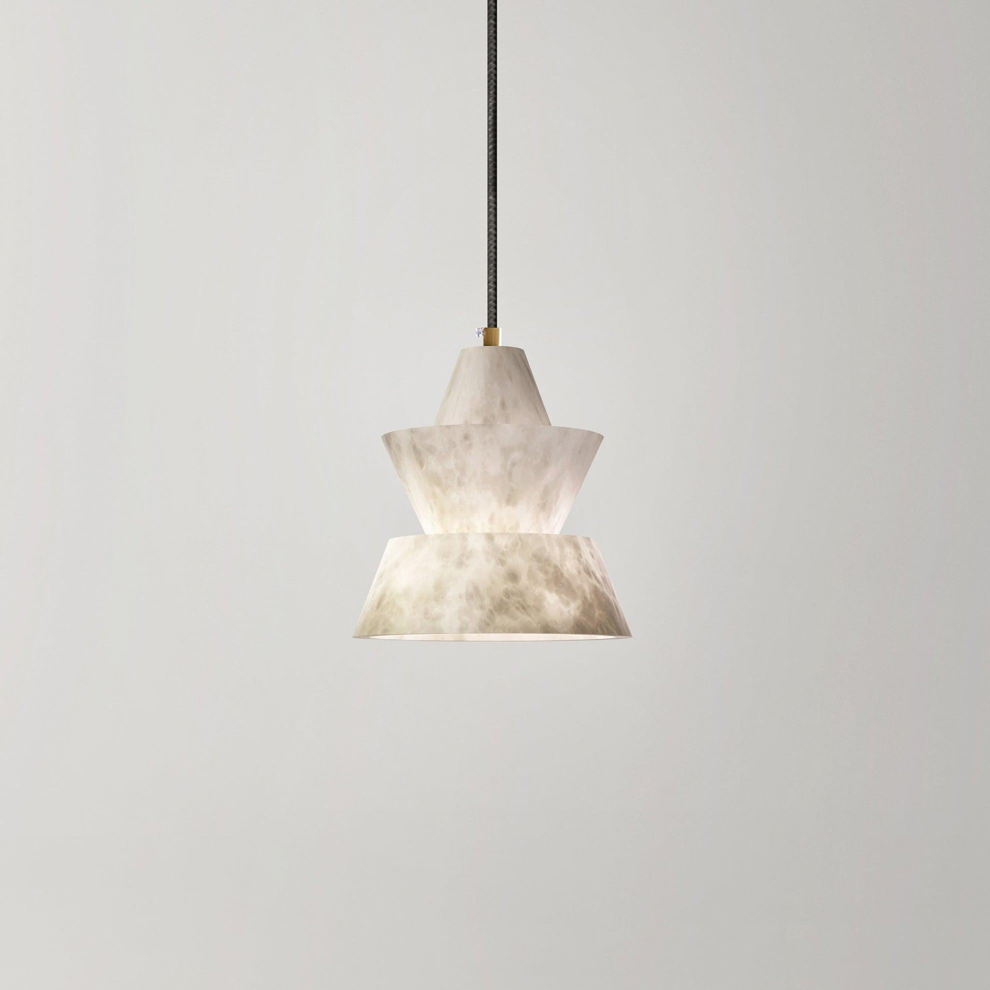 Strata Alabaster Pendant Light - Blowlighting