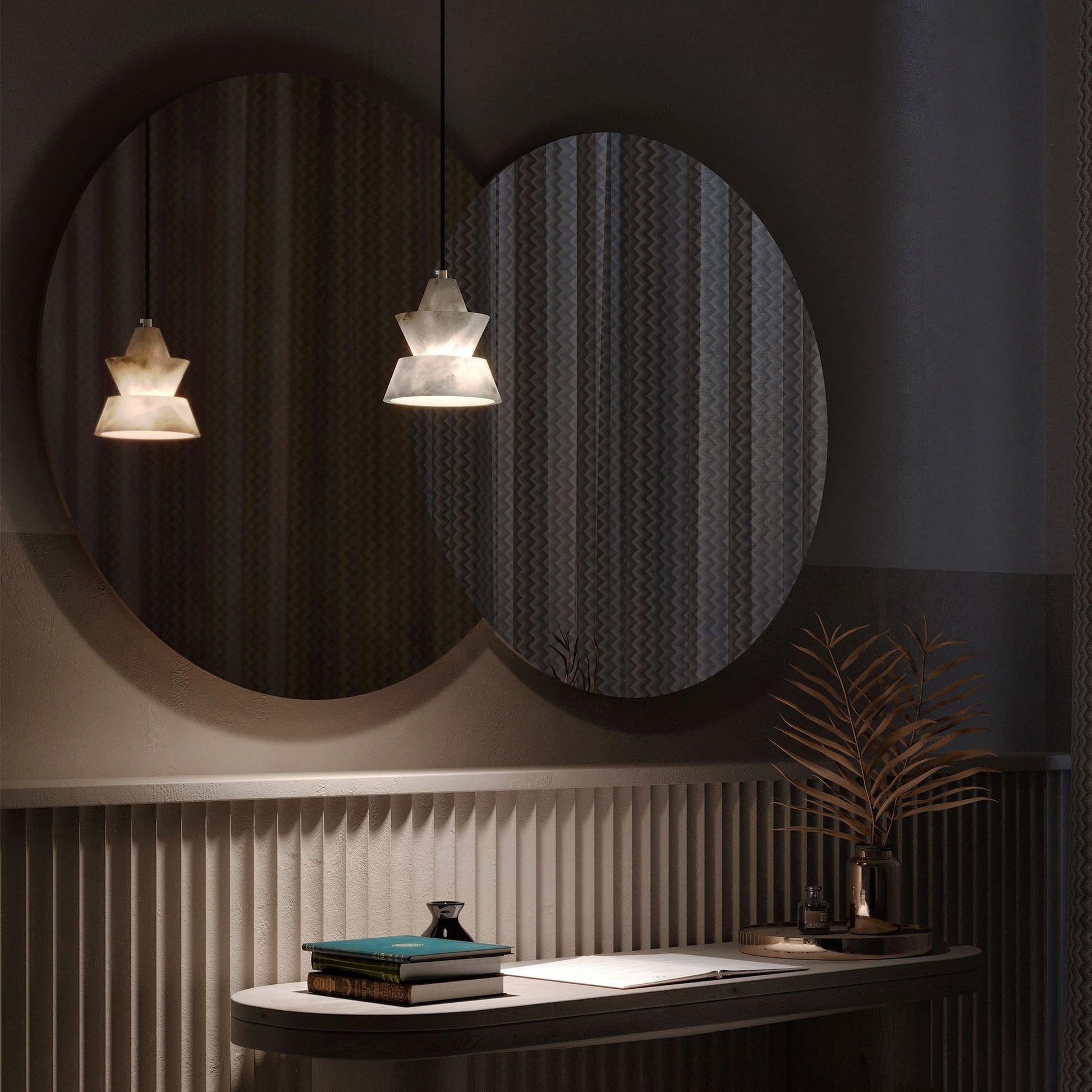 Strata Alabaster Pendant Light - Blowlighting