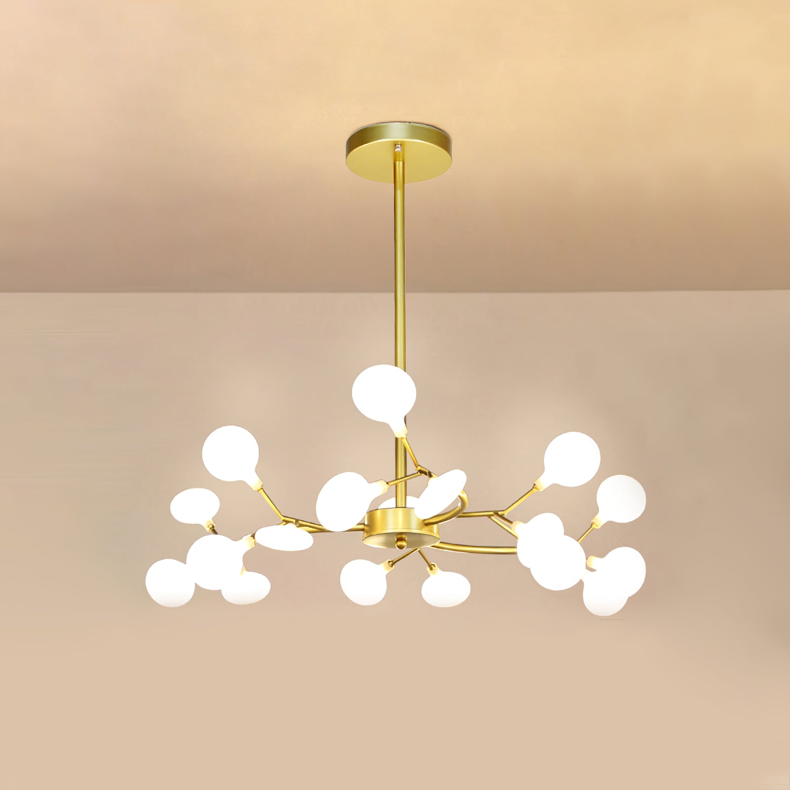 LED Firefly Sputnik Chandelier - Blowlighting