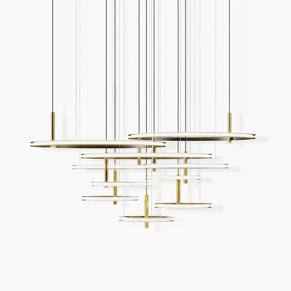 Aurora Chandelier Ring Layered Minimalist - Blowlighting