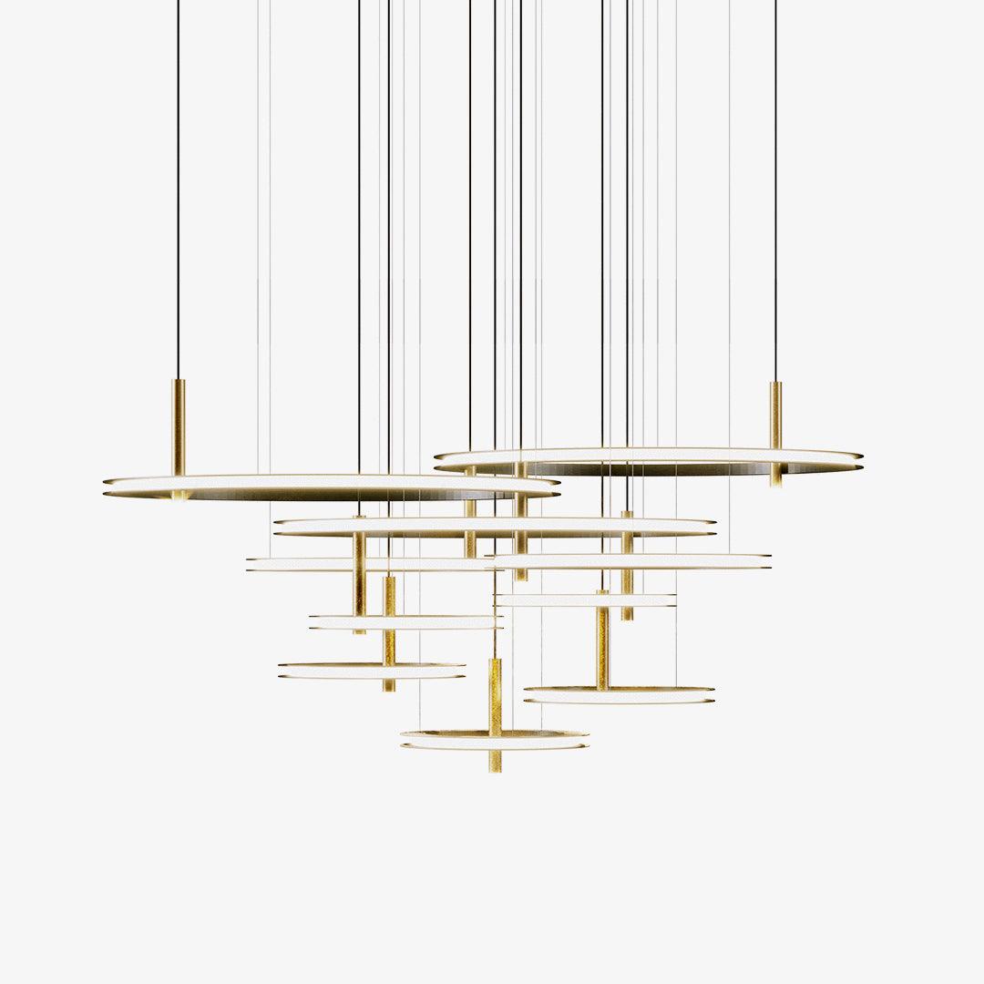Aurora Chandelier Ring Layered Minimalist - Blowlighting