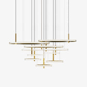 Aurora Chandelier Ring Layered Minimalist - Blowlighting
