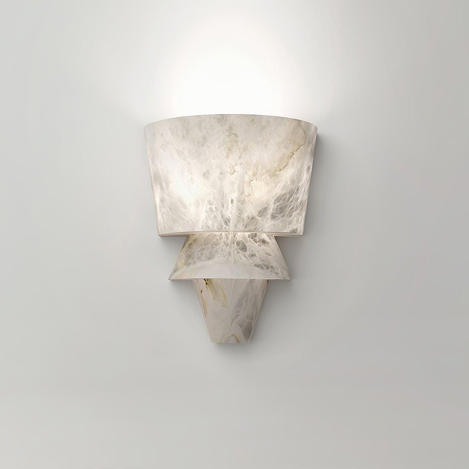 Vyloren Tiered Alabaster Wall Light - Blowlighting