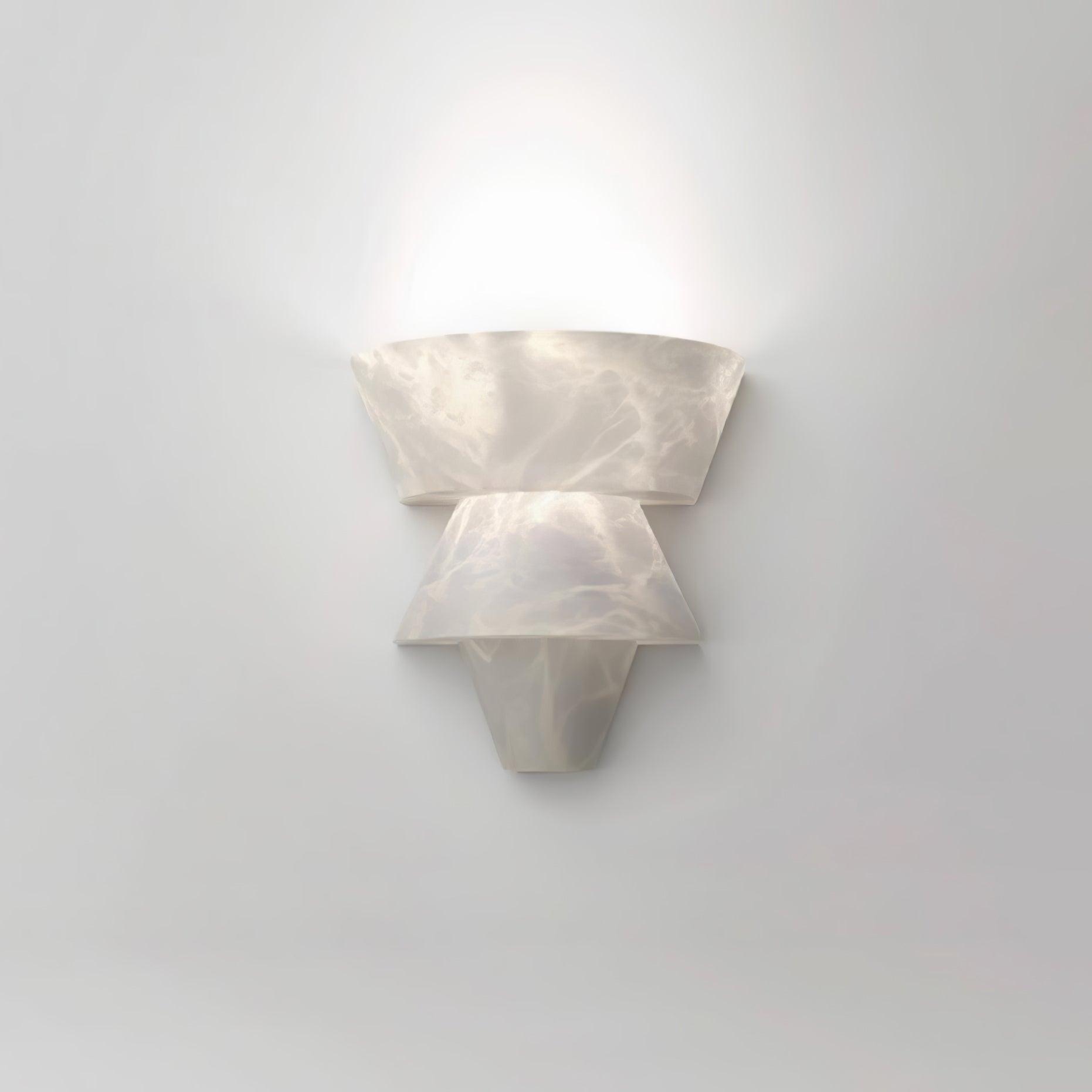 Vyloren Tiered Alabaster Wall Light - Blowlighting