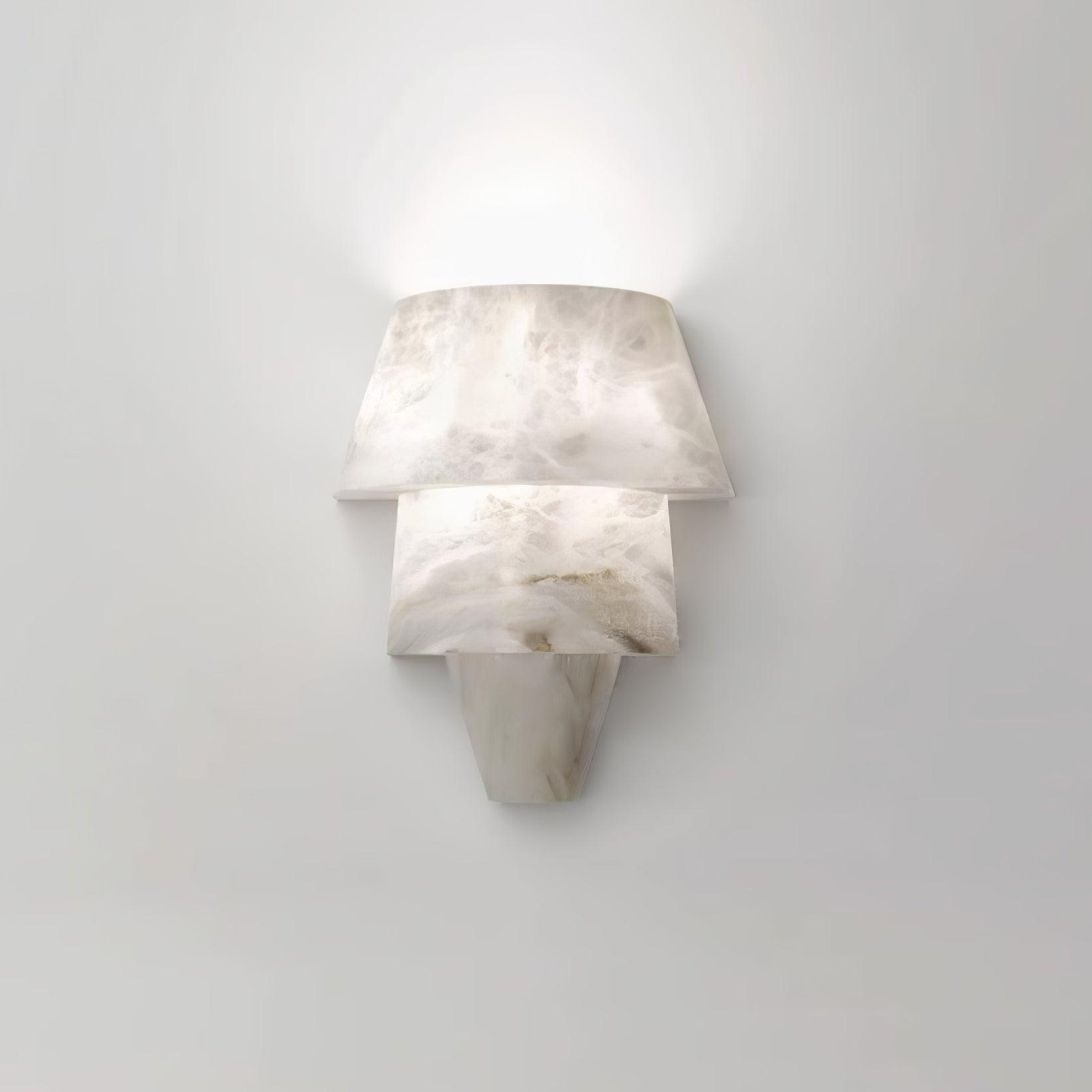 Vyloren Tiered Alabaster Wall Light - Blowlighting