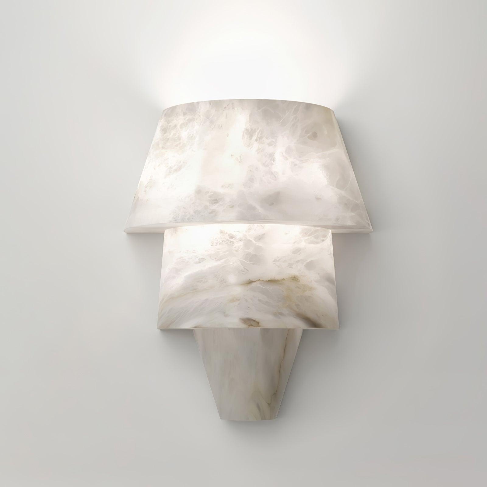 Vyloren Tiered Alabaster Wall Light - Blowlighting
