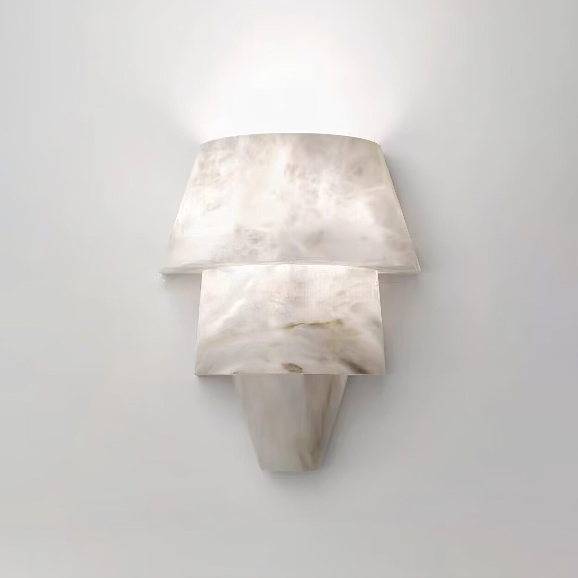 Vyloren Tiered Alabaster Wall Light - Blowlighting