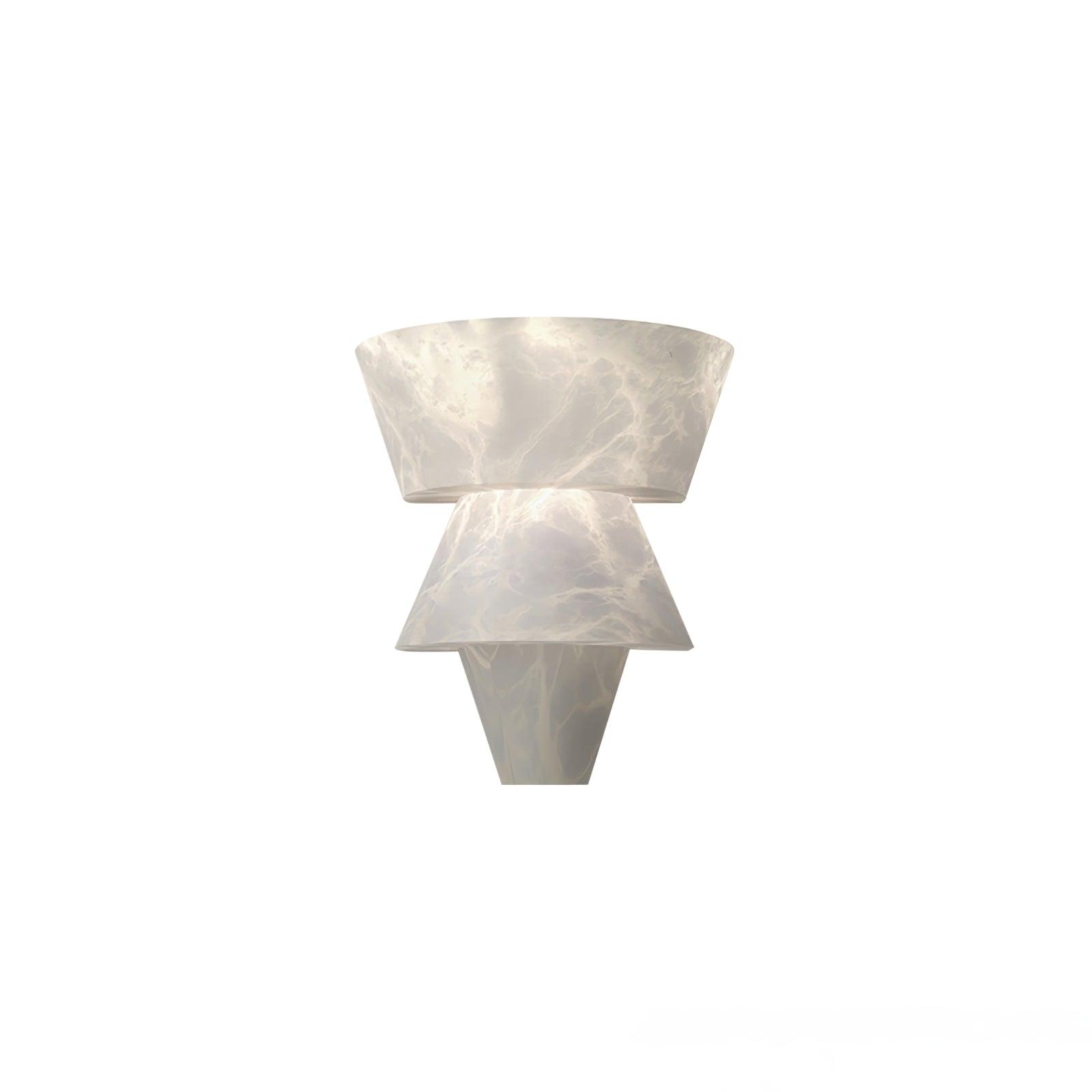 Vyloren Tiered Alabaster Wall Light - Blowlighting