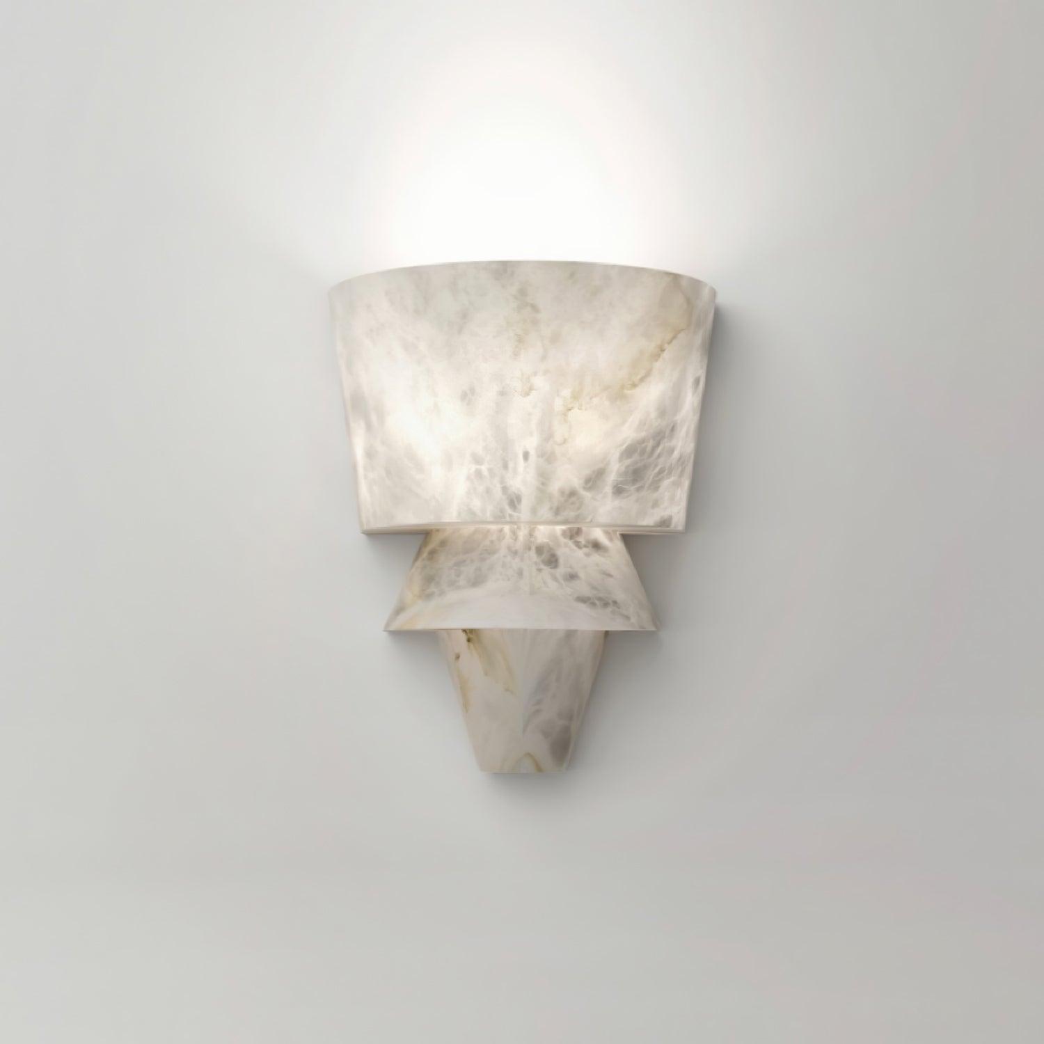 Vyloren Tiered Alabaster Wall Light - Blowlighting