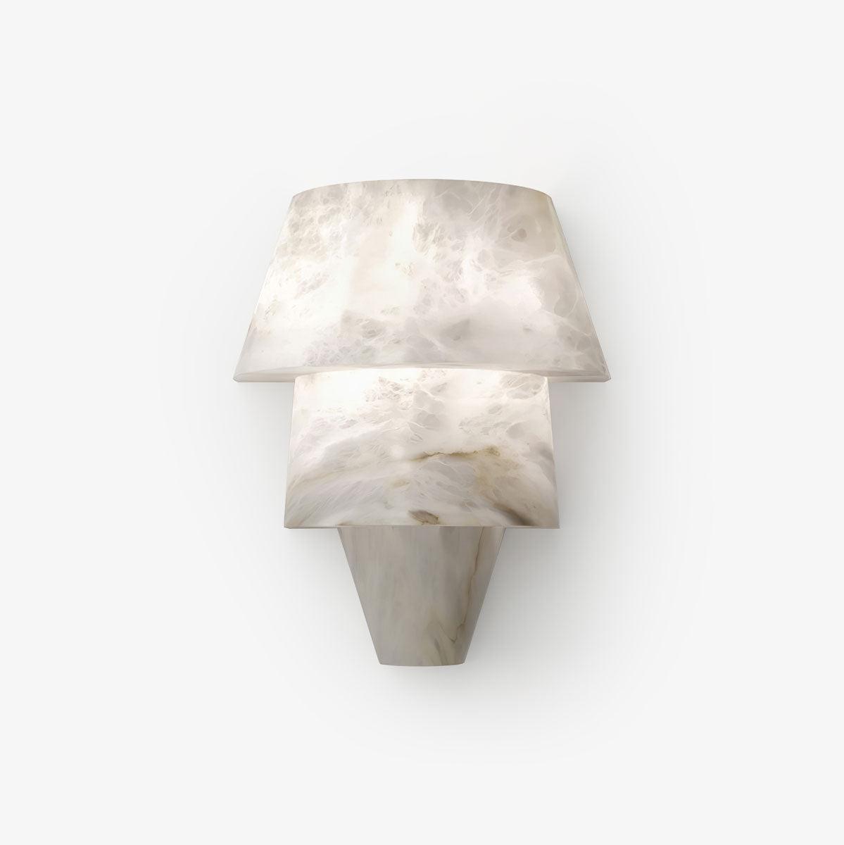 Vyloren Tiered Alabaster Wall Light - Blowlighting