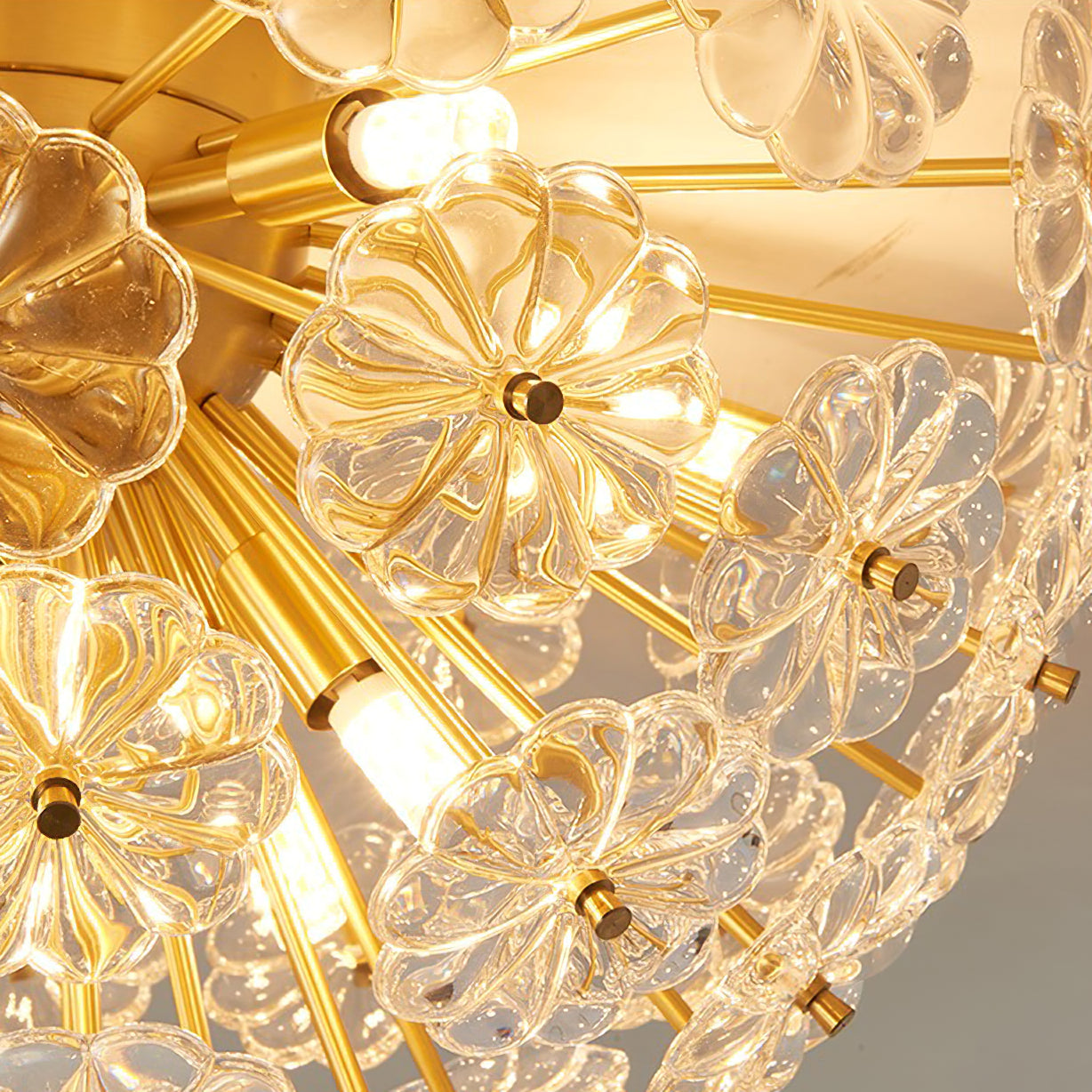 Lamina Vintage Glass Ceiling Light