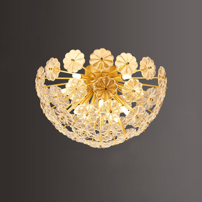 Lamina Vintage Glass Ceiling Light
