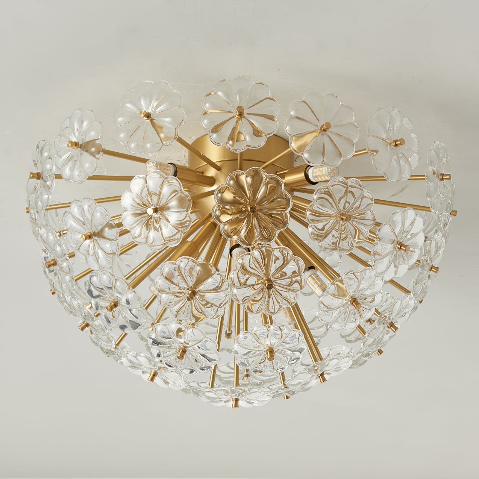 Lamina Vintage Glass Ceiling Light