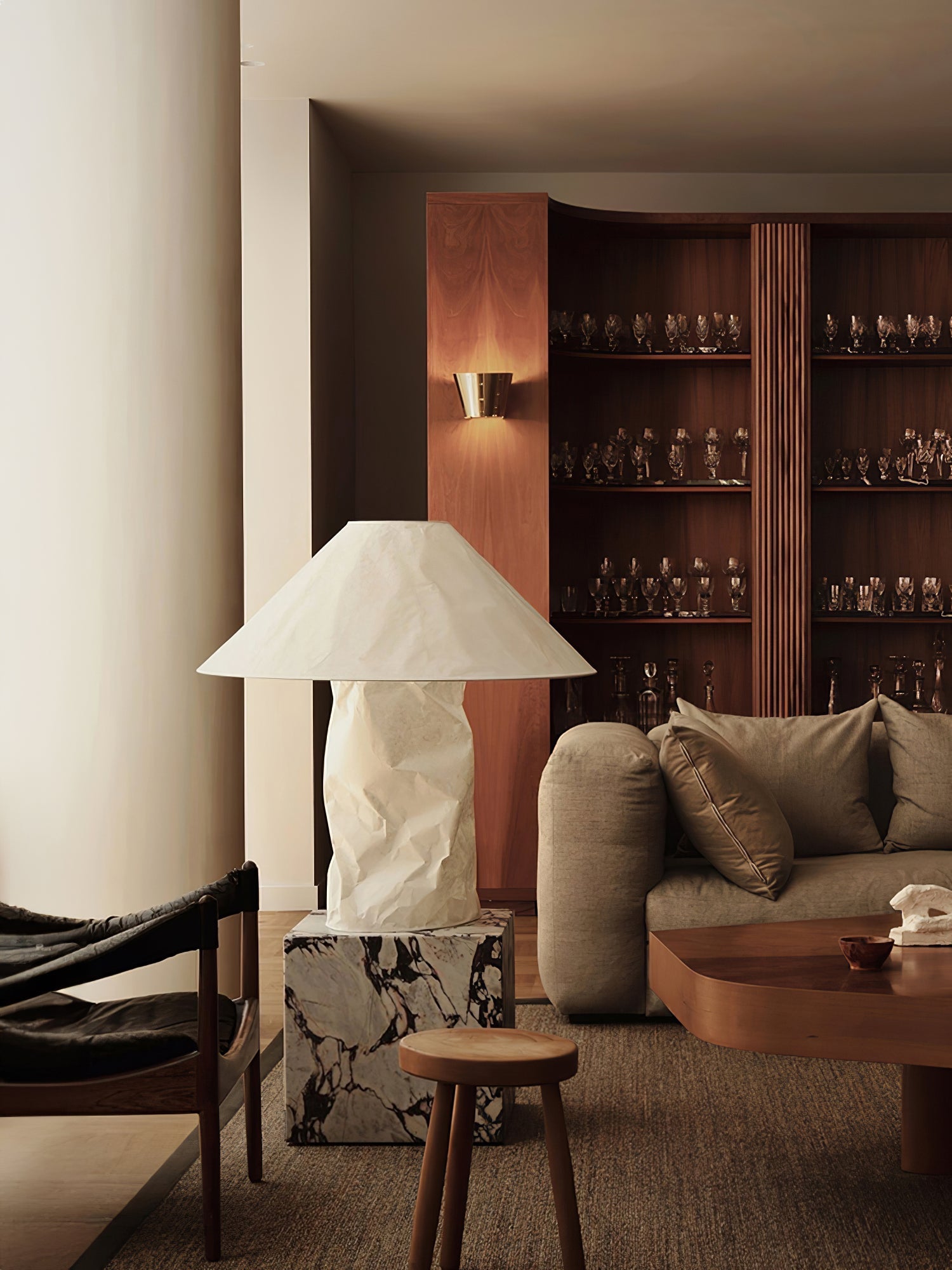 Crinkle Paper Table Lamp - Blowlighting