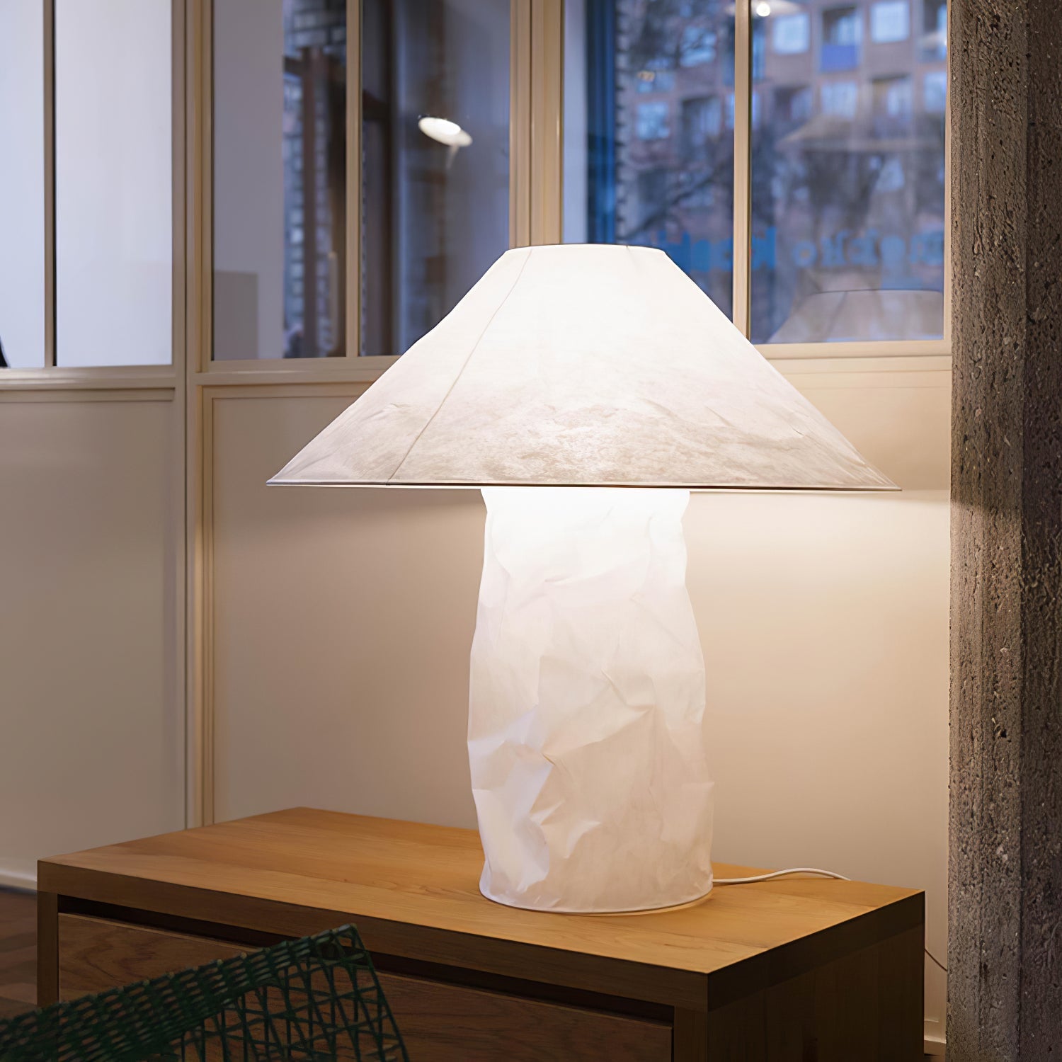 Crinkle Paper Table Lamp - Blowlighting