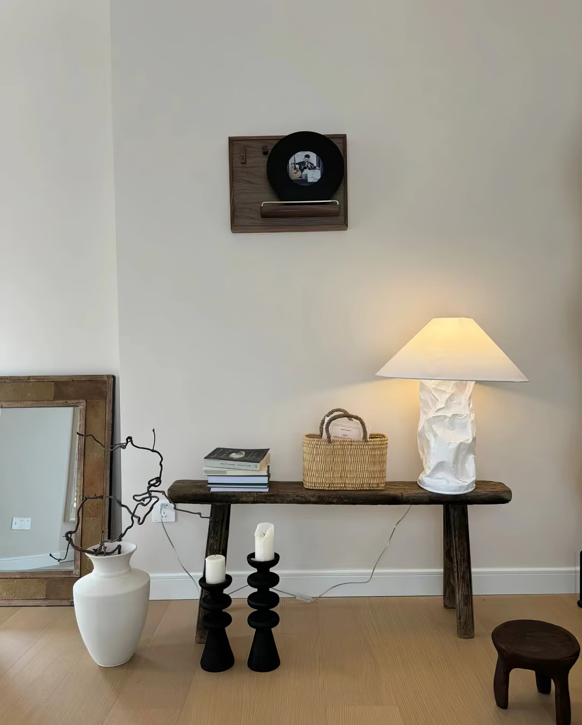 Crinkle Paper Table Lamp - Blowlighting