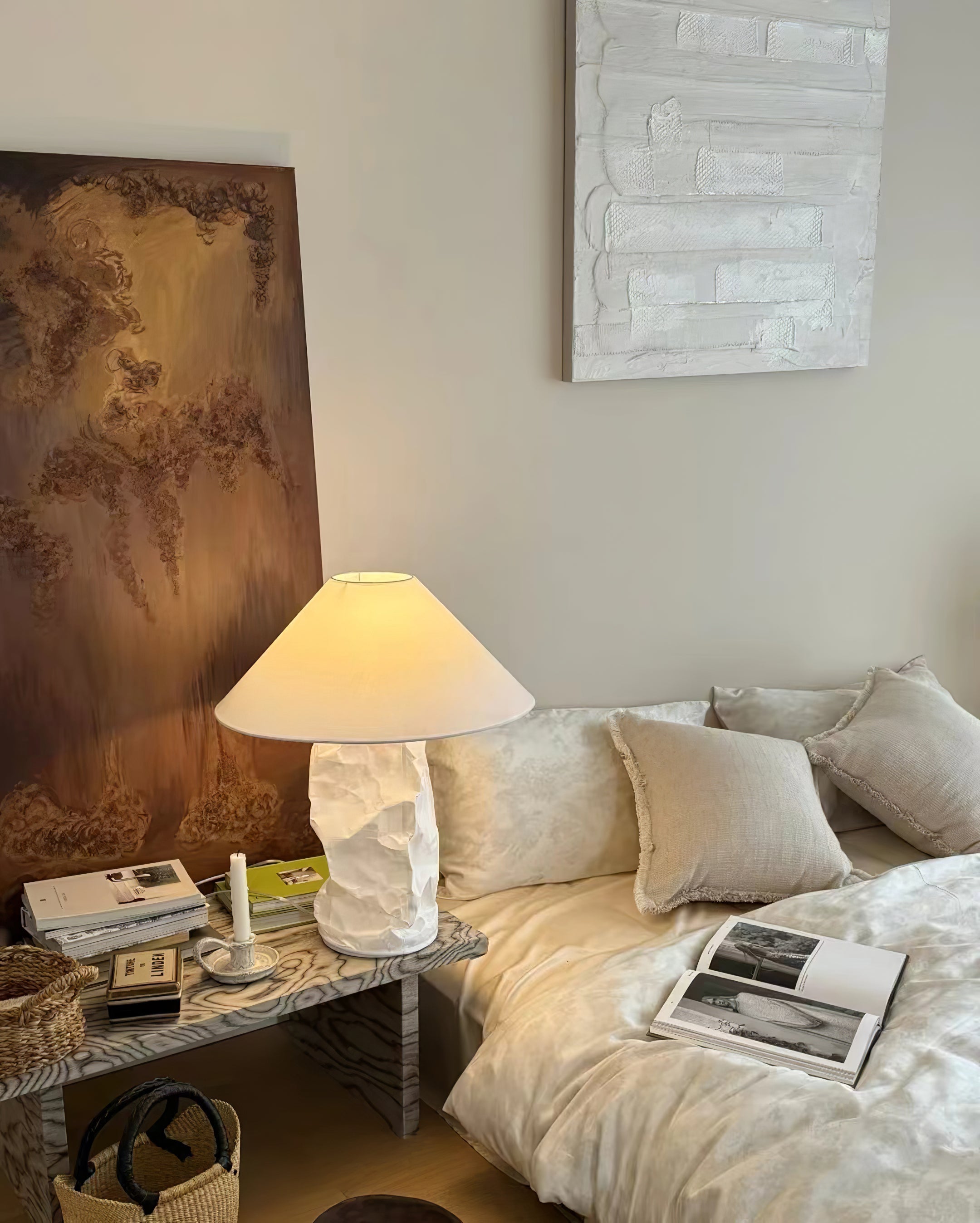 Crinkle Paper Table Lamp - Blowlighting