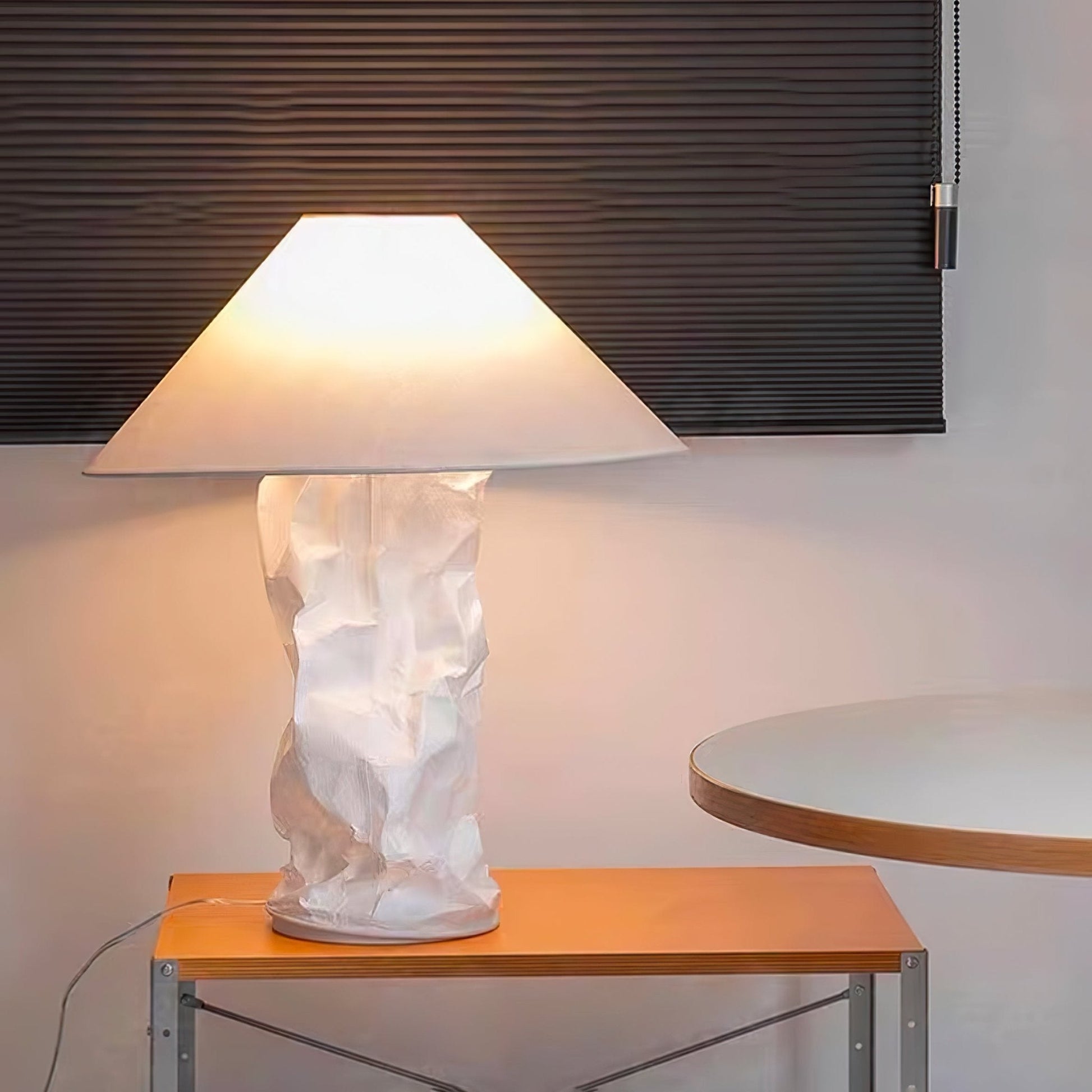 Crinkle Paper Table Lamp - Blowlighting