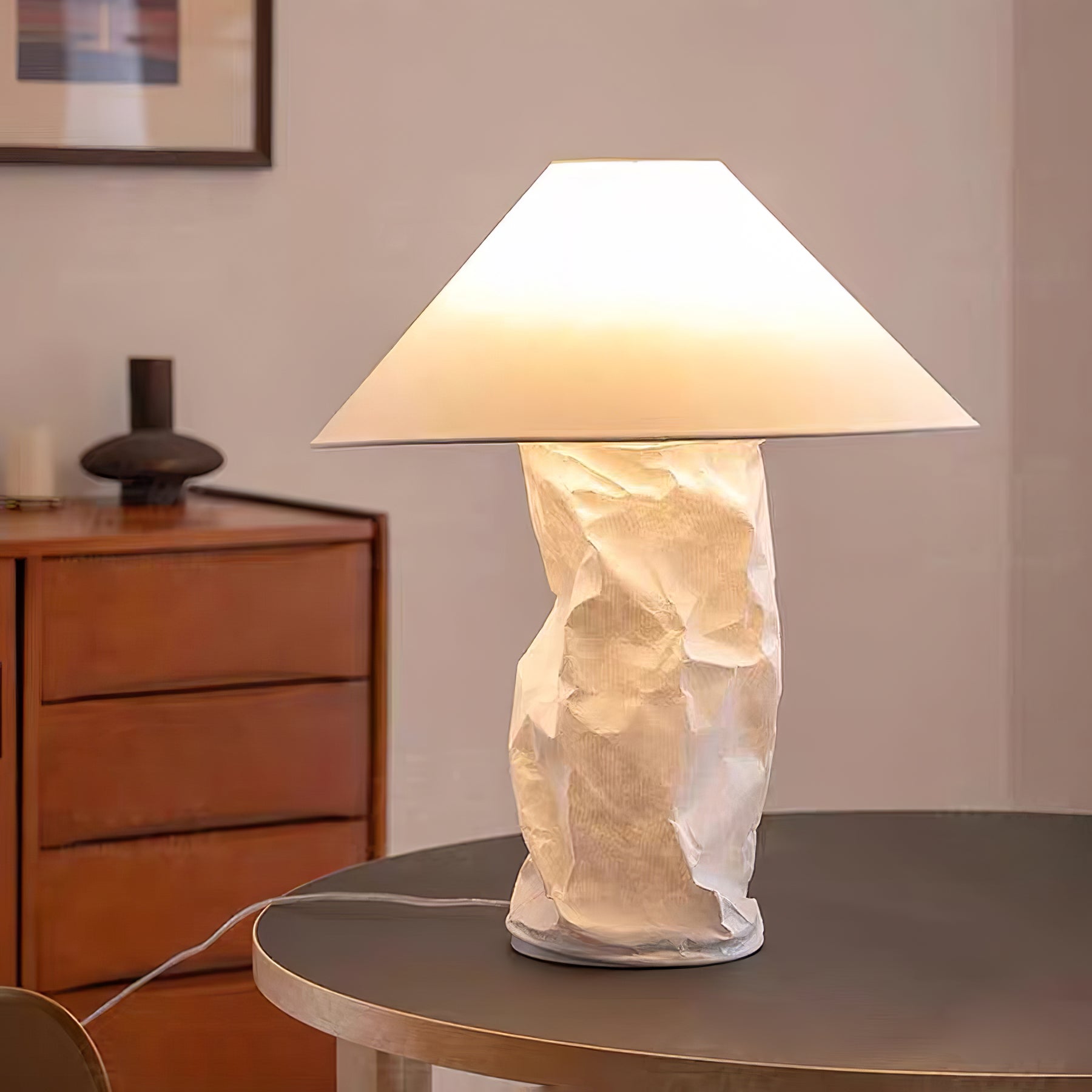 Crinkle Paper Table Lamp - Blowlighting