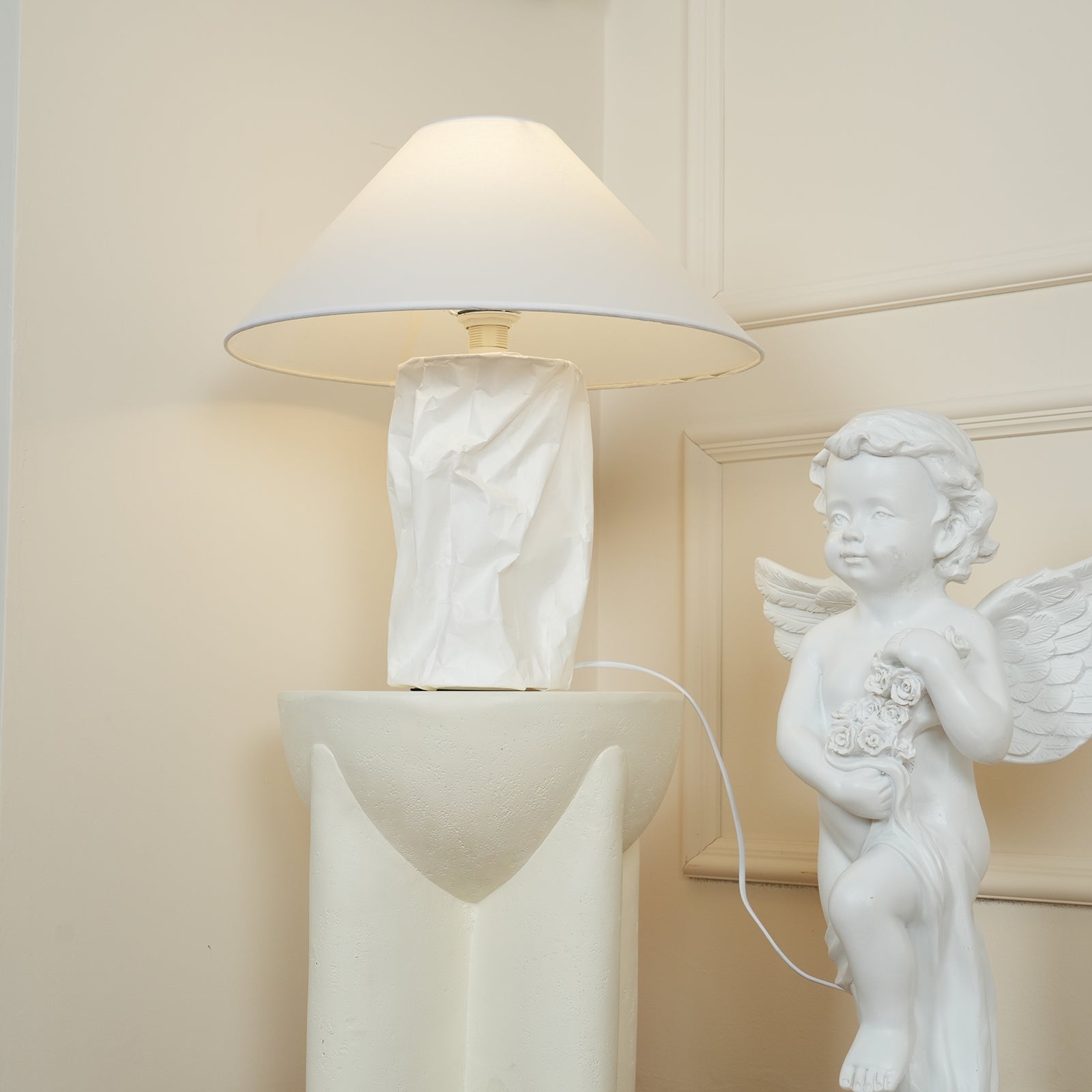 Crinkle Paper Table Lamp - Blowlighting