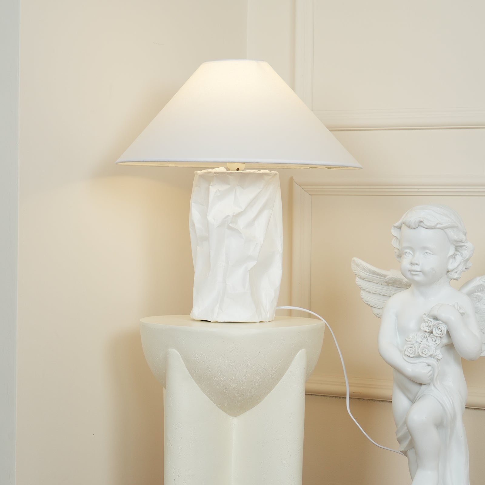 Crinkle Paper Table Lamp - Blowlighting