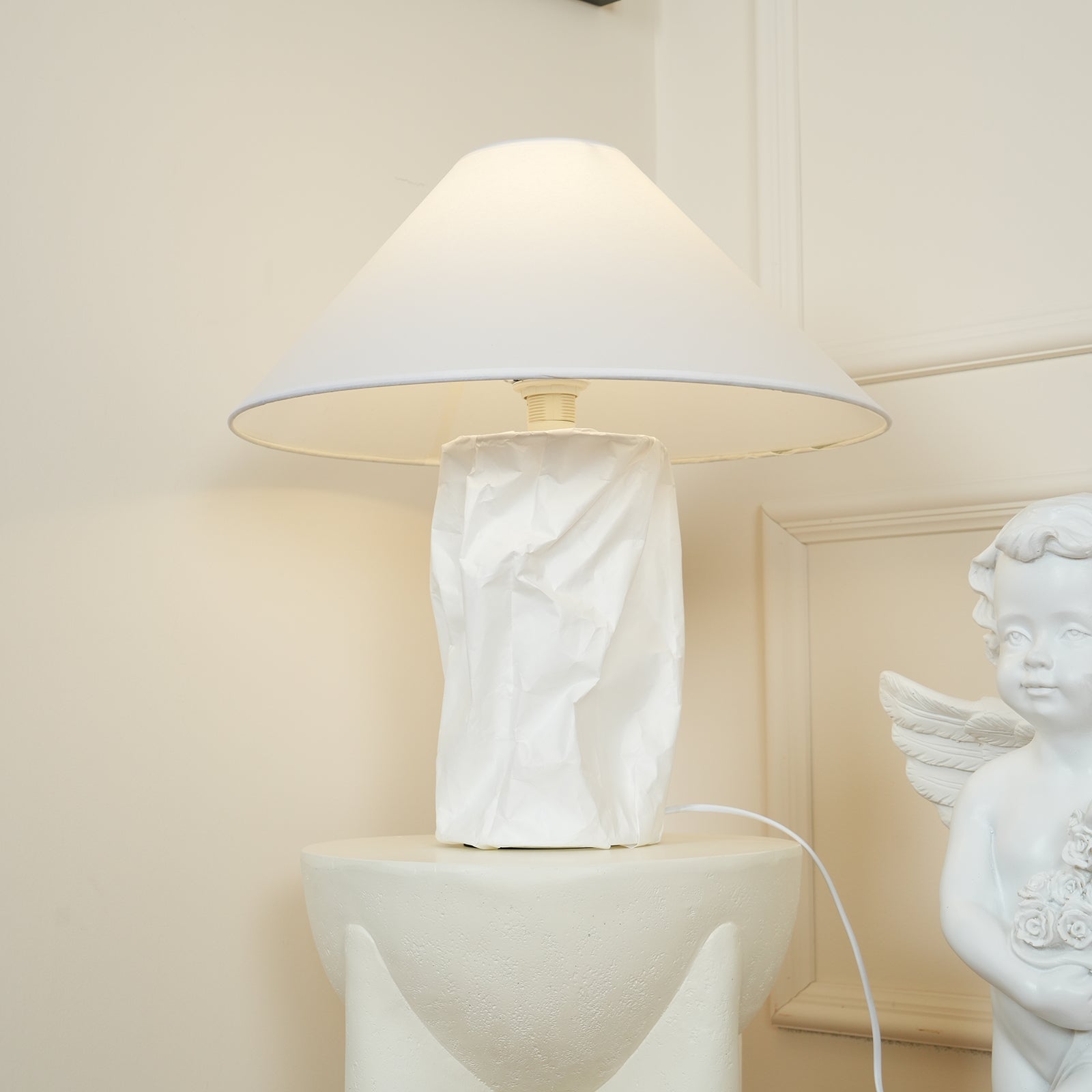 Crinkle Paper Table Lamp - Blowlighting
