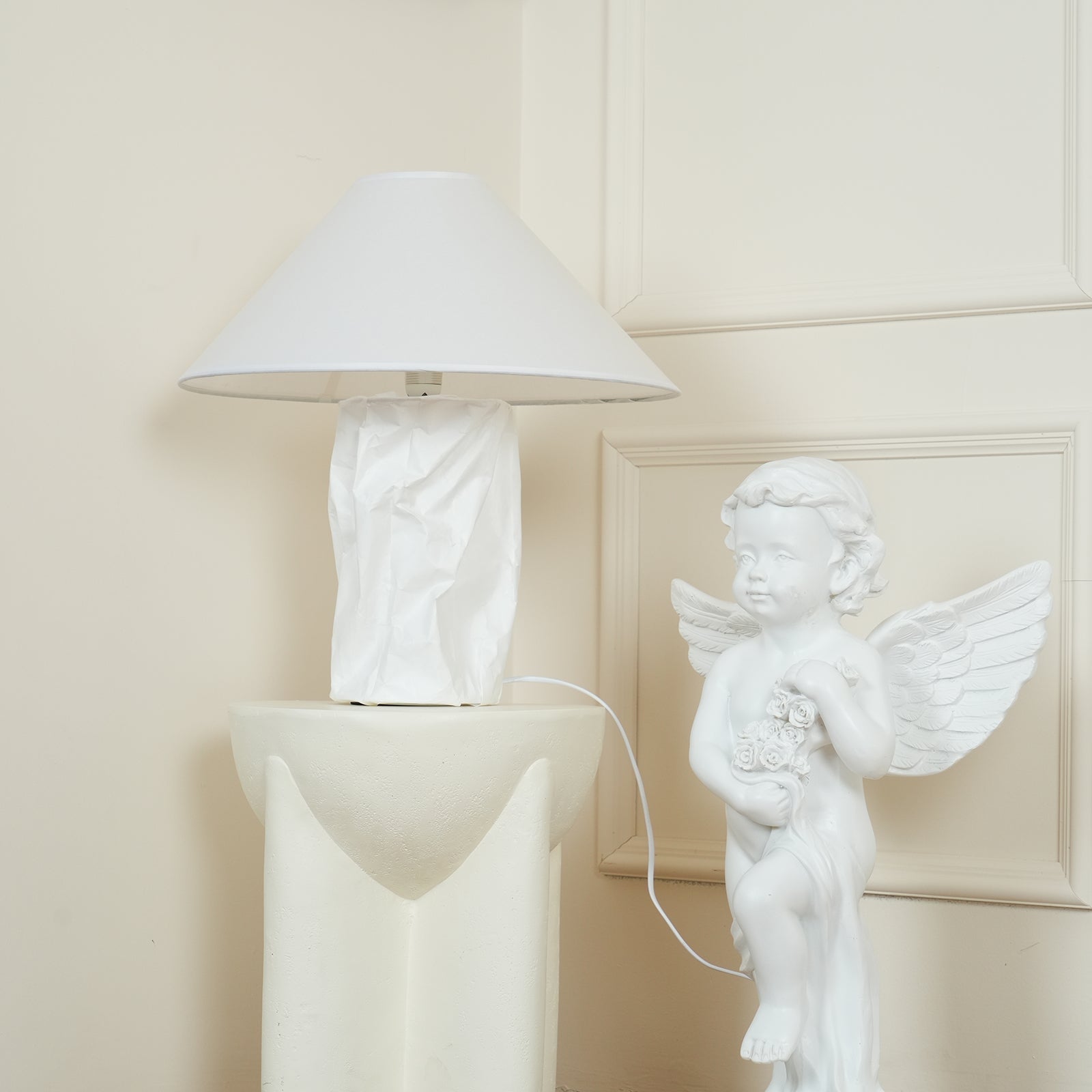 Crinkle Paper Table Lamp - Blowlighting