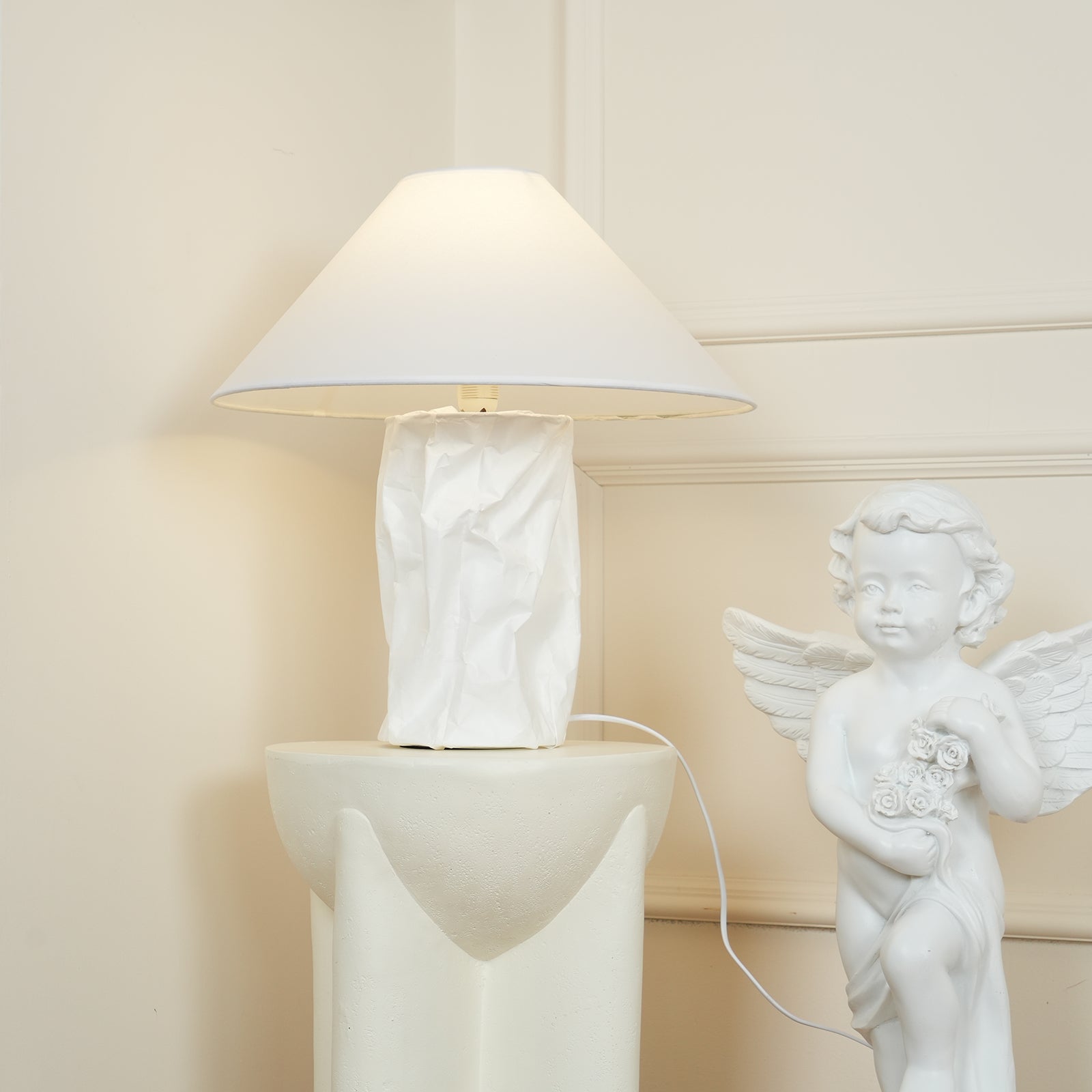 Crinkle Paper Table Lamp - Blowlighting